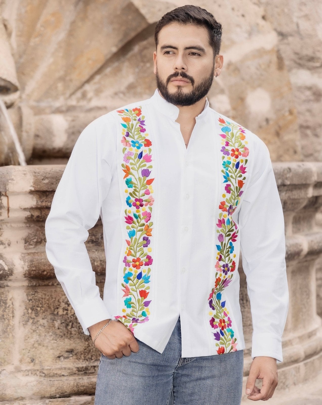 Guayabera Cancun Deluxe. Mexican Traditional Guayabera. Mexican Wedding