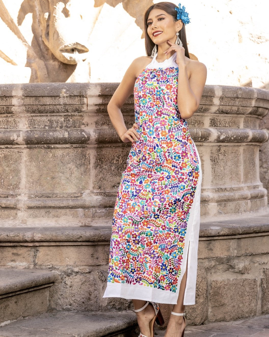 Imelda Halter Dress - Solei Store