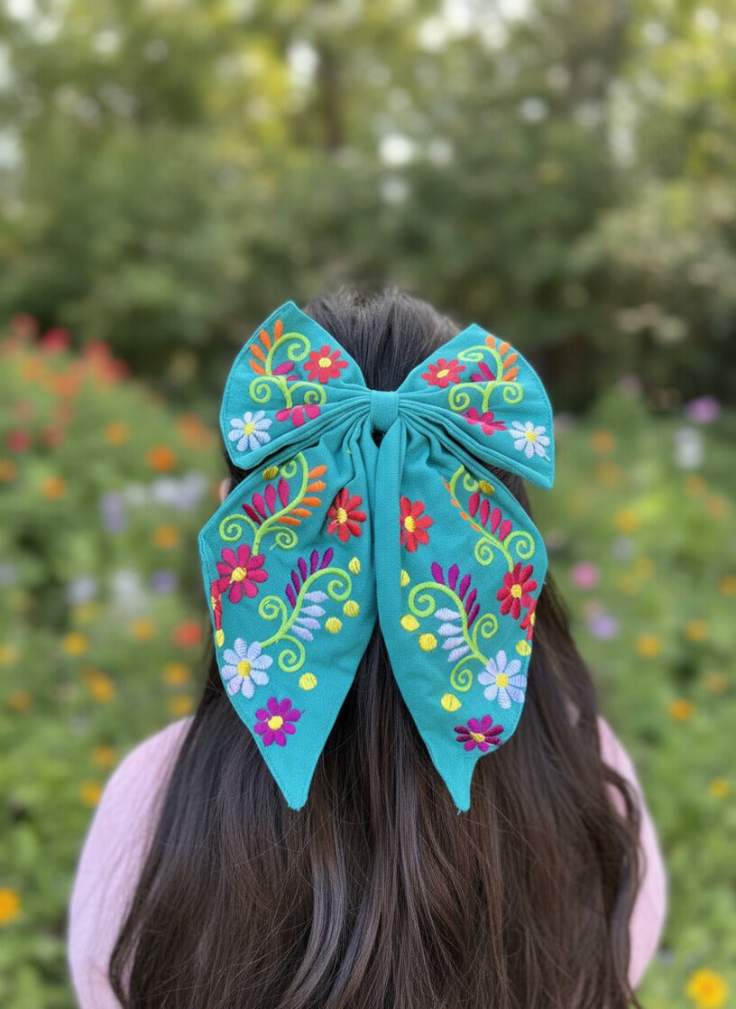 Moño Mexicano Bordado - Solei Store