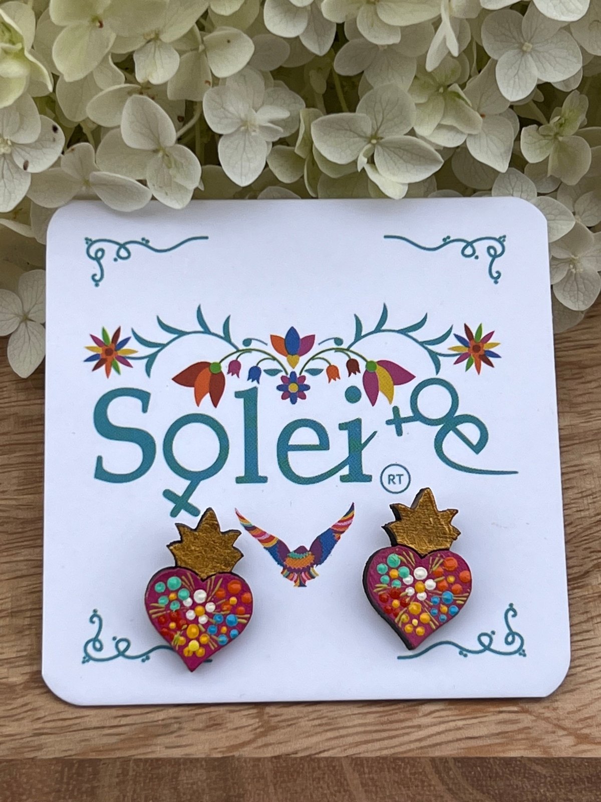 Sarahi Heart Earrings - Solei Store