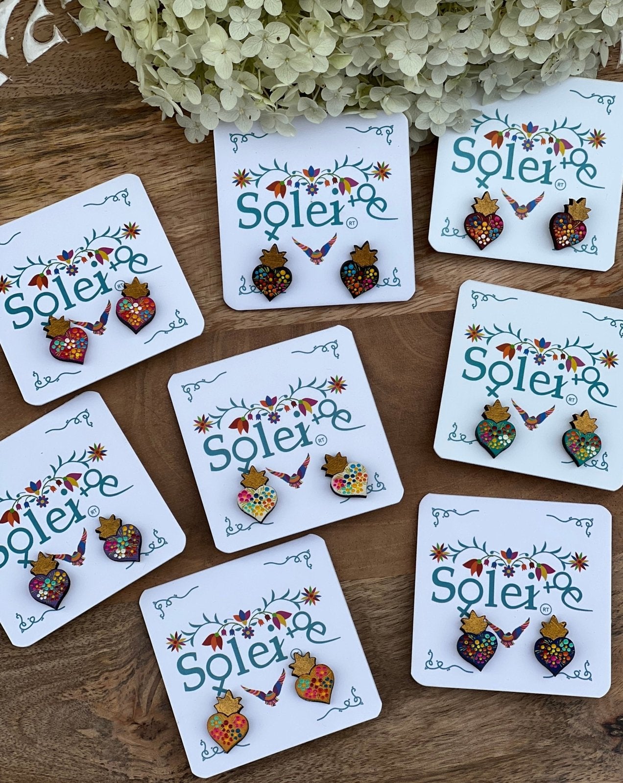 Sarahi Heart Earrings - Solei Store
