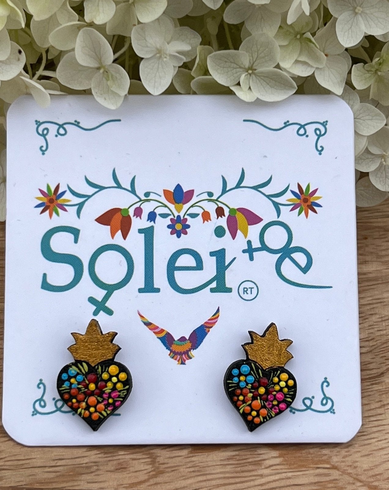 Sarahi Heart Earrings - Solei Store