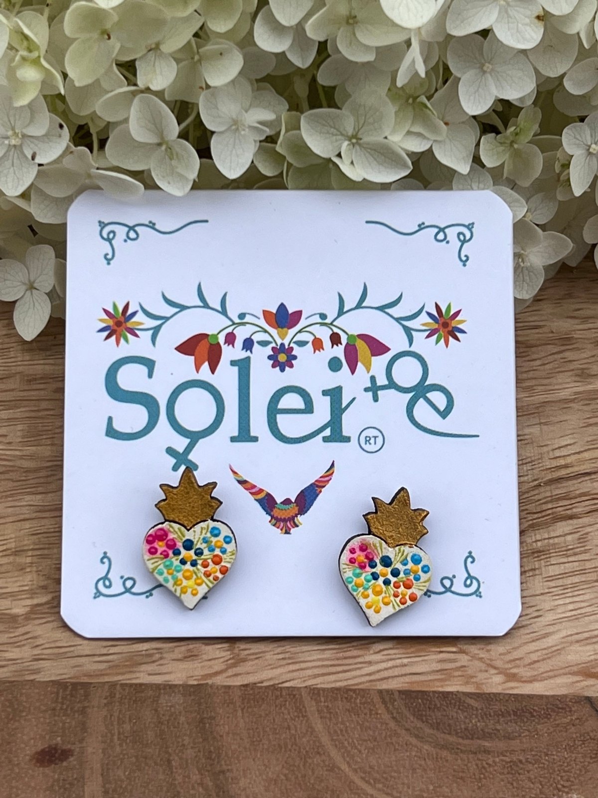 Sarahi Heart Earrings - Solei Store