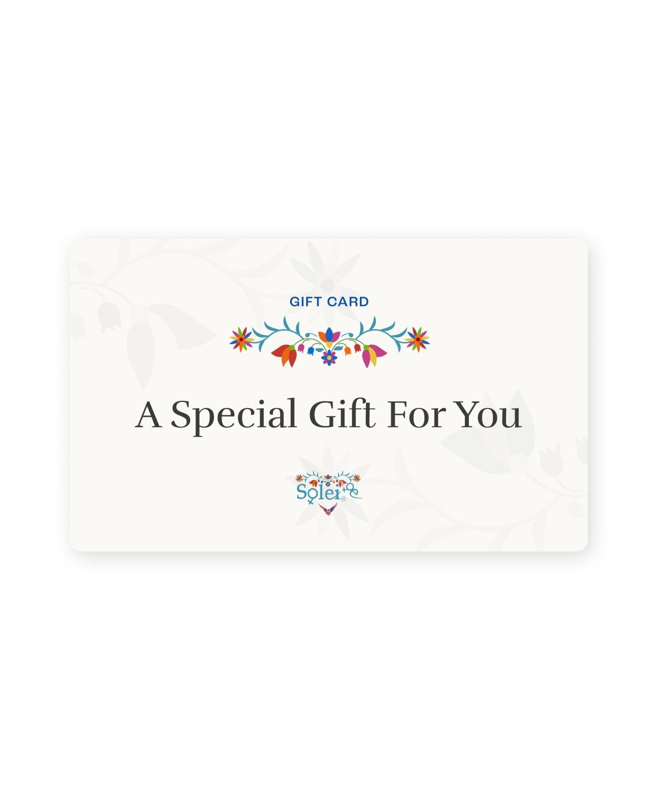 Solei Gift Card - Solei Store