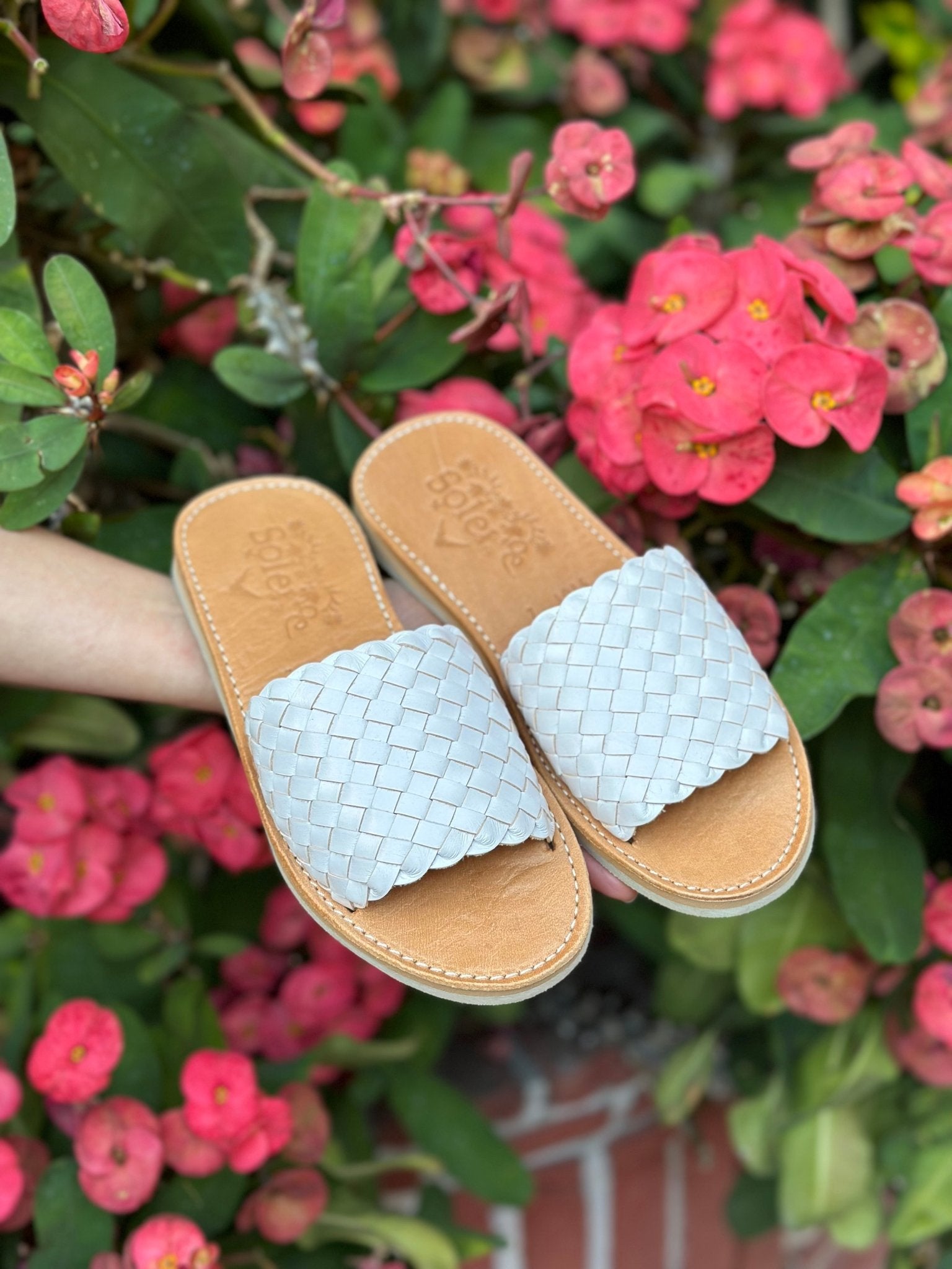 Artisanal Mexican Open Toe Leather Sandal. Chancla Viviana - Solei Store