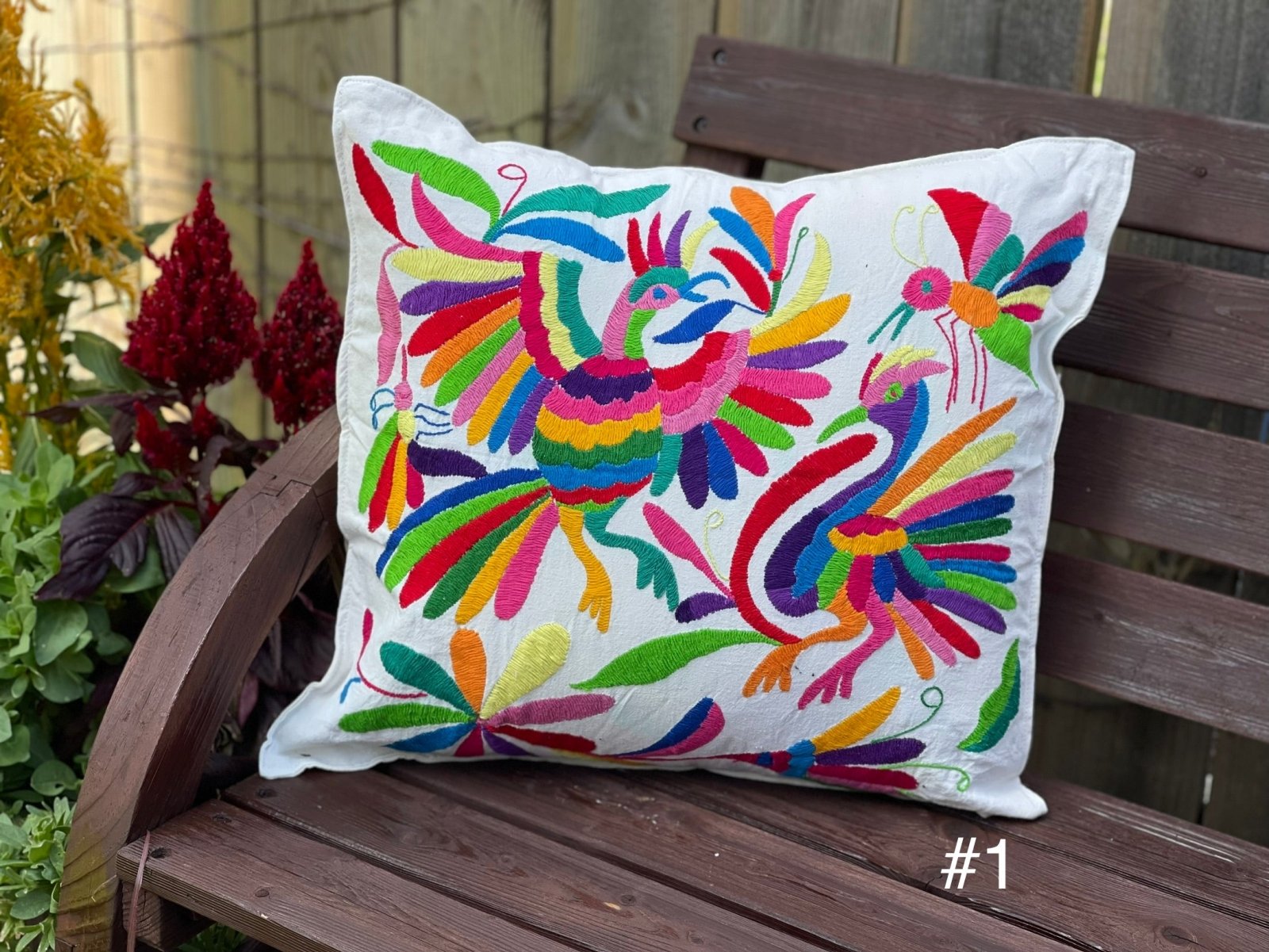 Artisanal Otomi Pillow Case - Solei Store