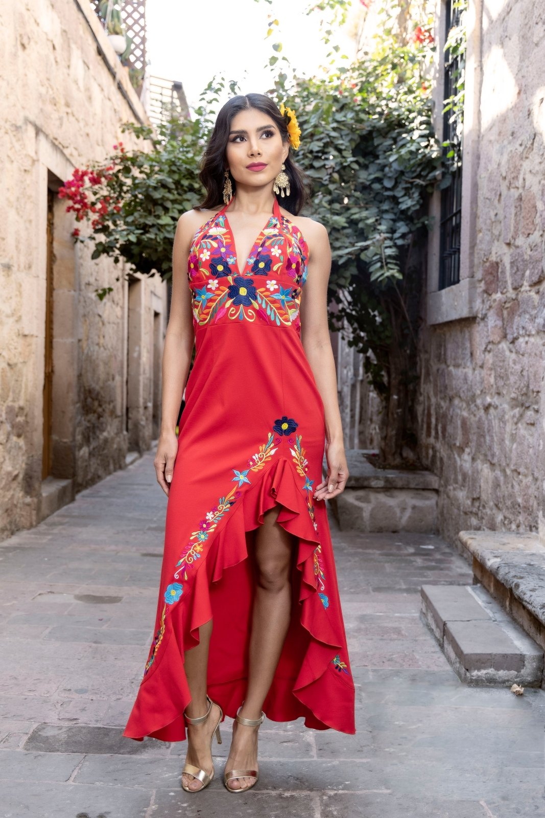 Barbara Floral Dress - Solei Store