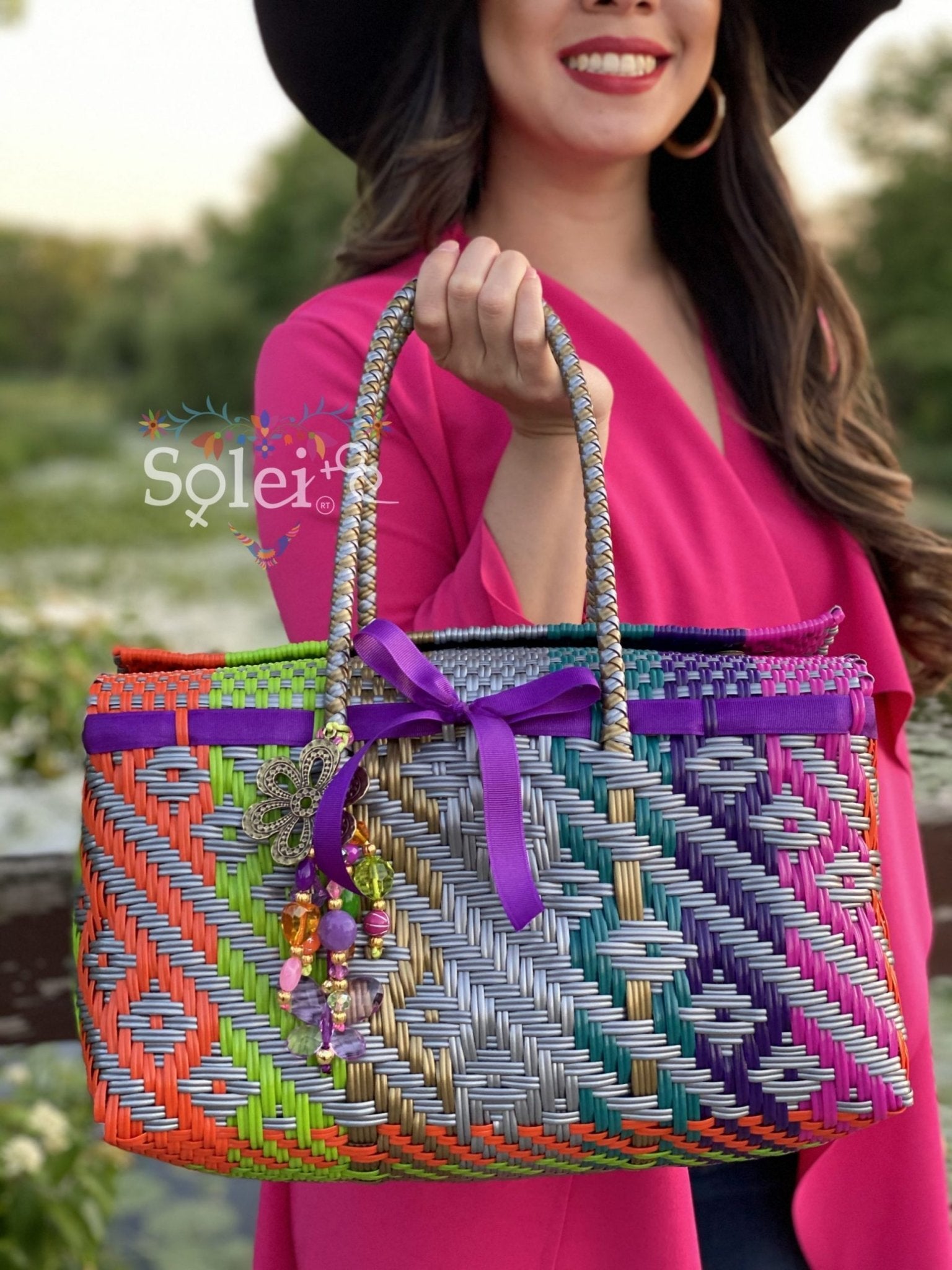 Bolso Lonchera Colorful Bag, High Quality and Large Capacity Casual Handbags - Solei Store