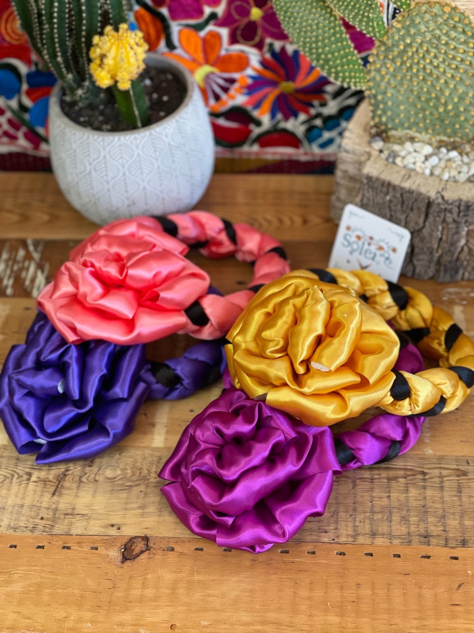 Braided Ribbon Hair Piece. Trenzado con Moño - Solei Store