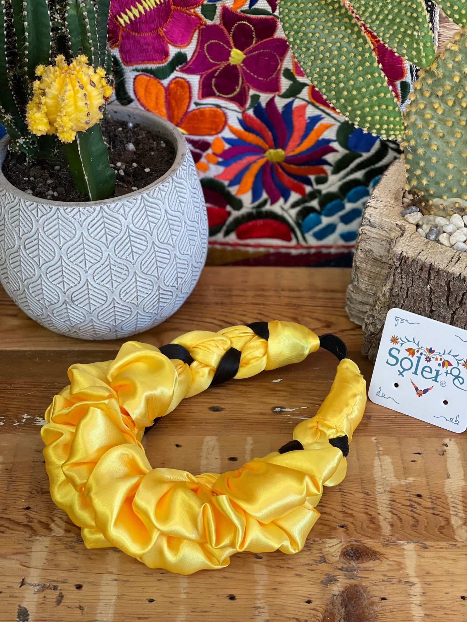 Braided Ribbon Hair Piece. Trenzado Frontal - Solei Store
