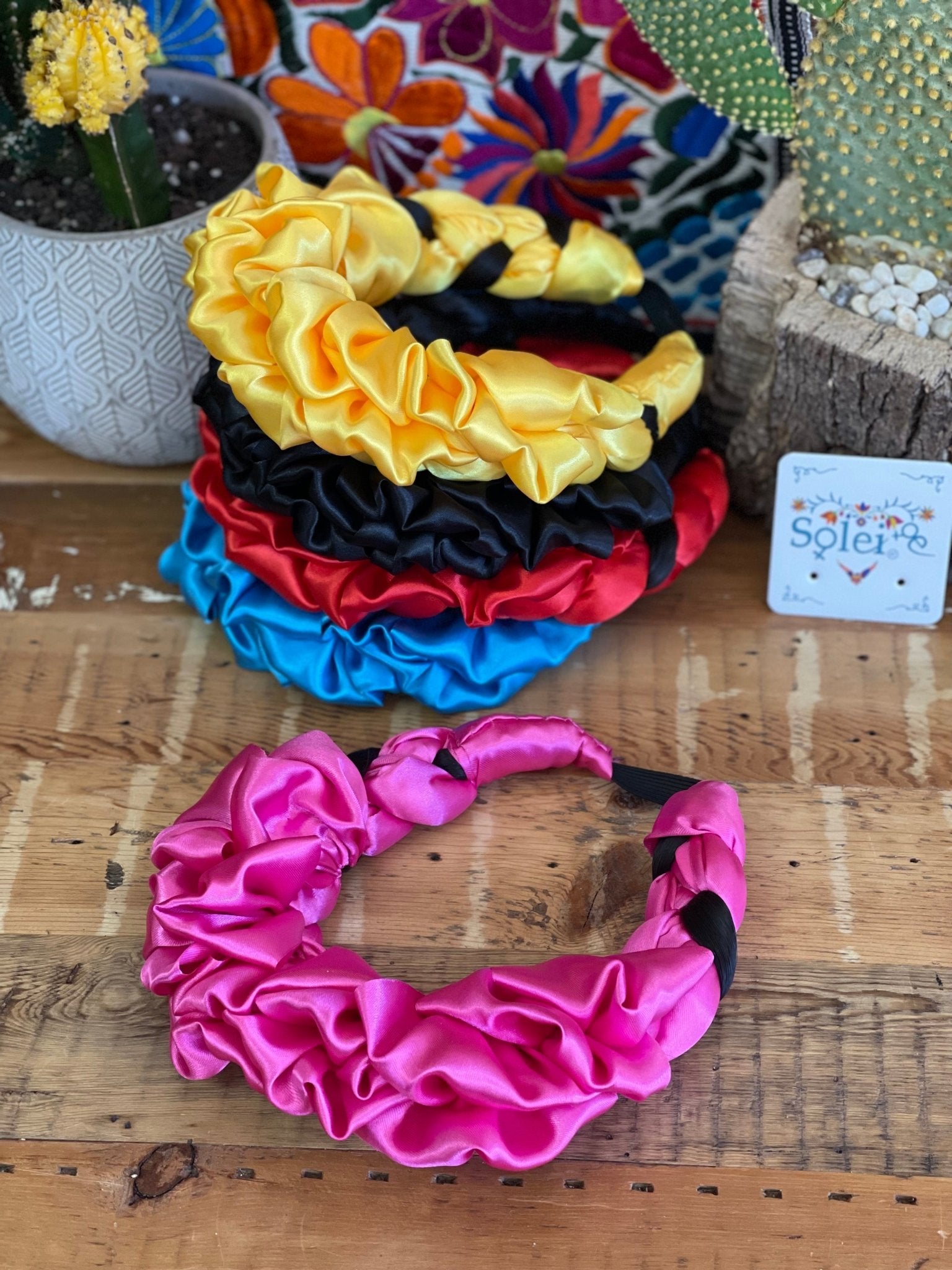 Braided Ribbon Hair Piece. Trenzado Frontal - Solei Store