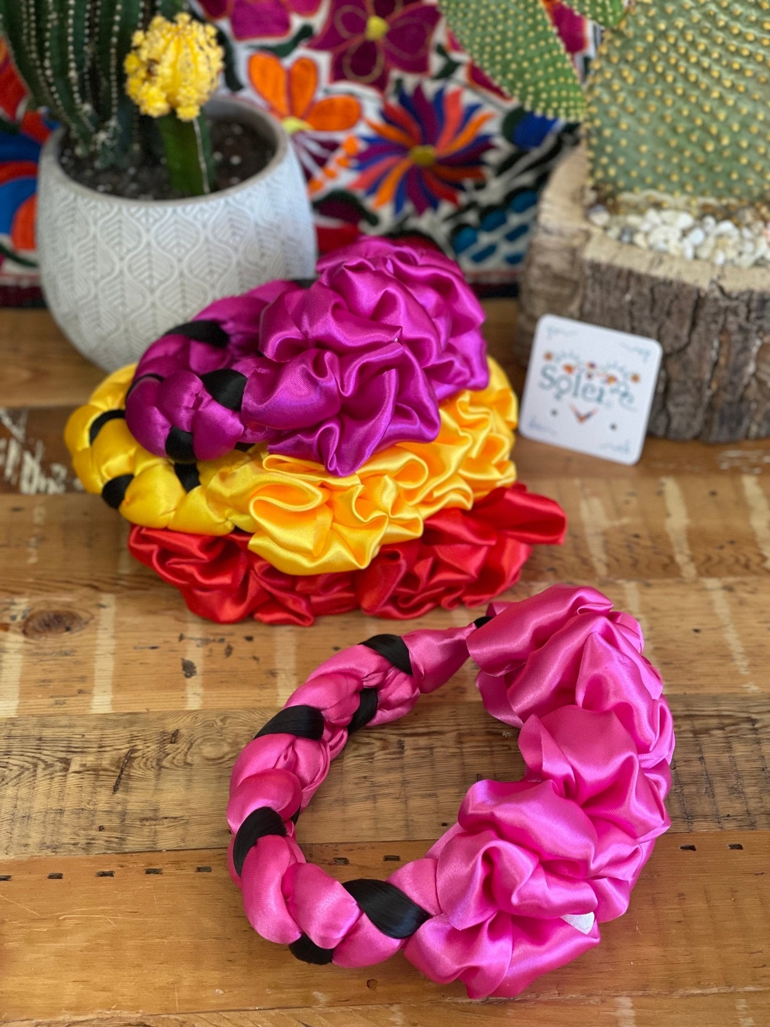 Braided Ribbon Hair Piece. Trenzado Lateral - Solei Store