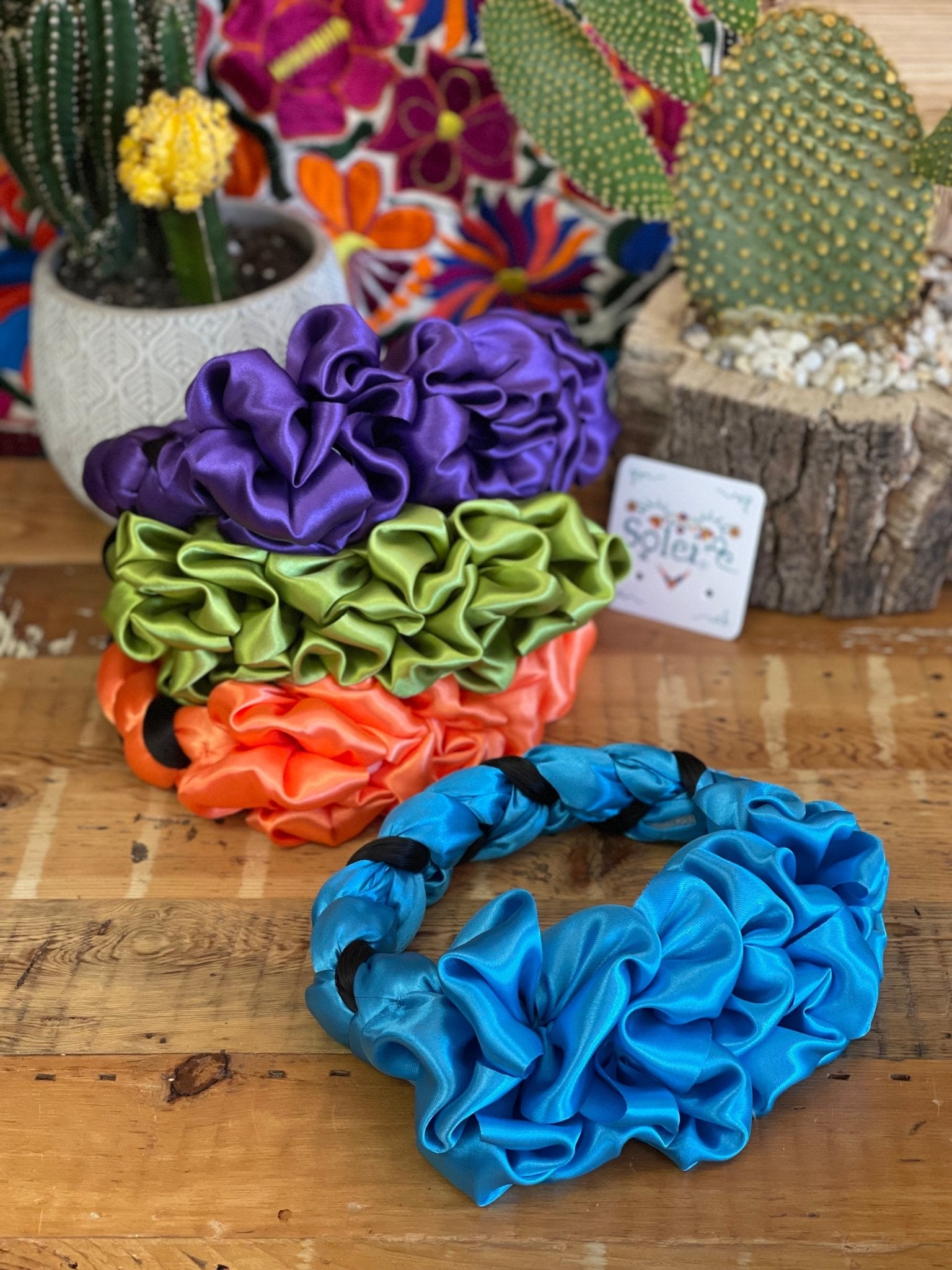 Braided Ribbon Hair Piece. Trenzado Lateral - Solei Store