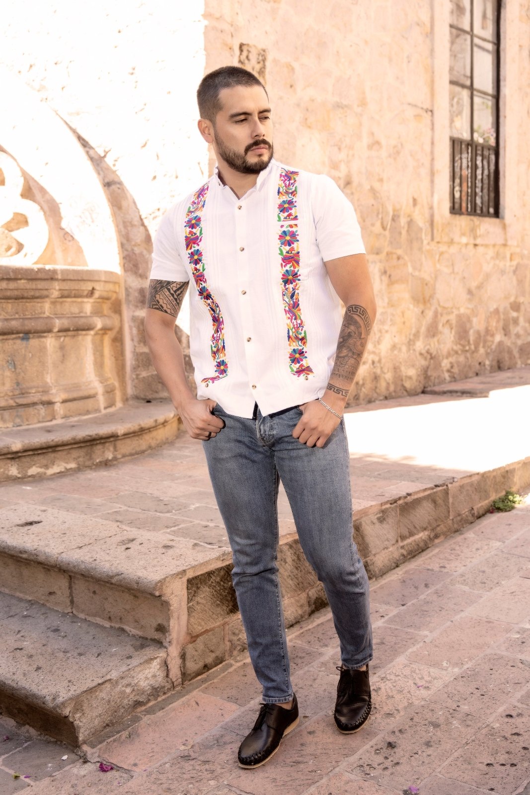 Guayabera Otomi Corta - Solei Store