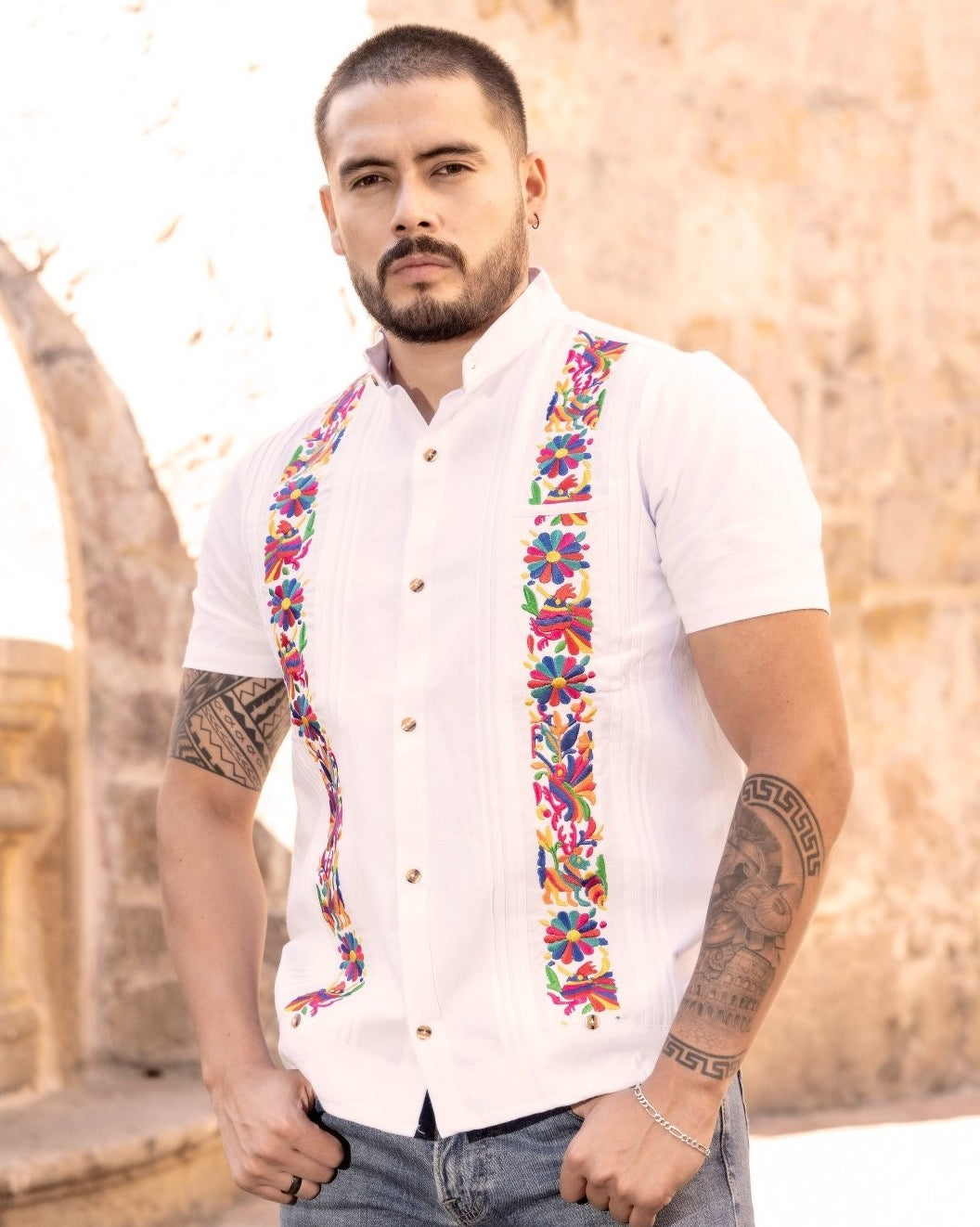 Guayabera Otomi Corta - Solei Store
