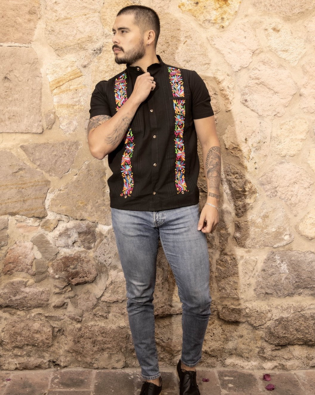 Guayabera Otomi Corta - Solei Store