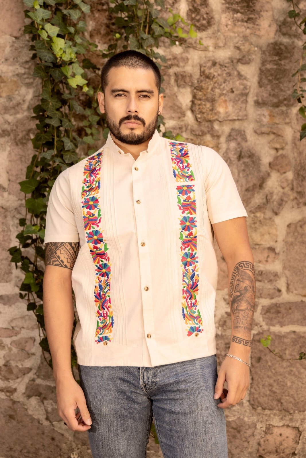 Guayabera Otomi Corta - Solei Store