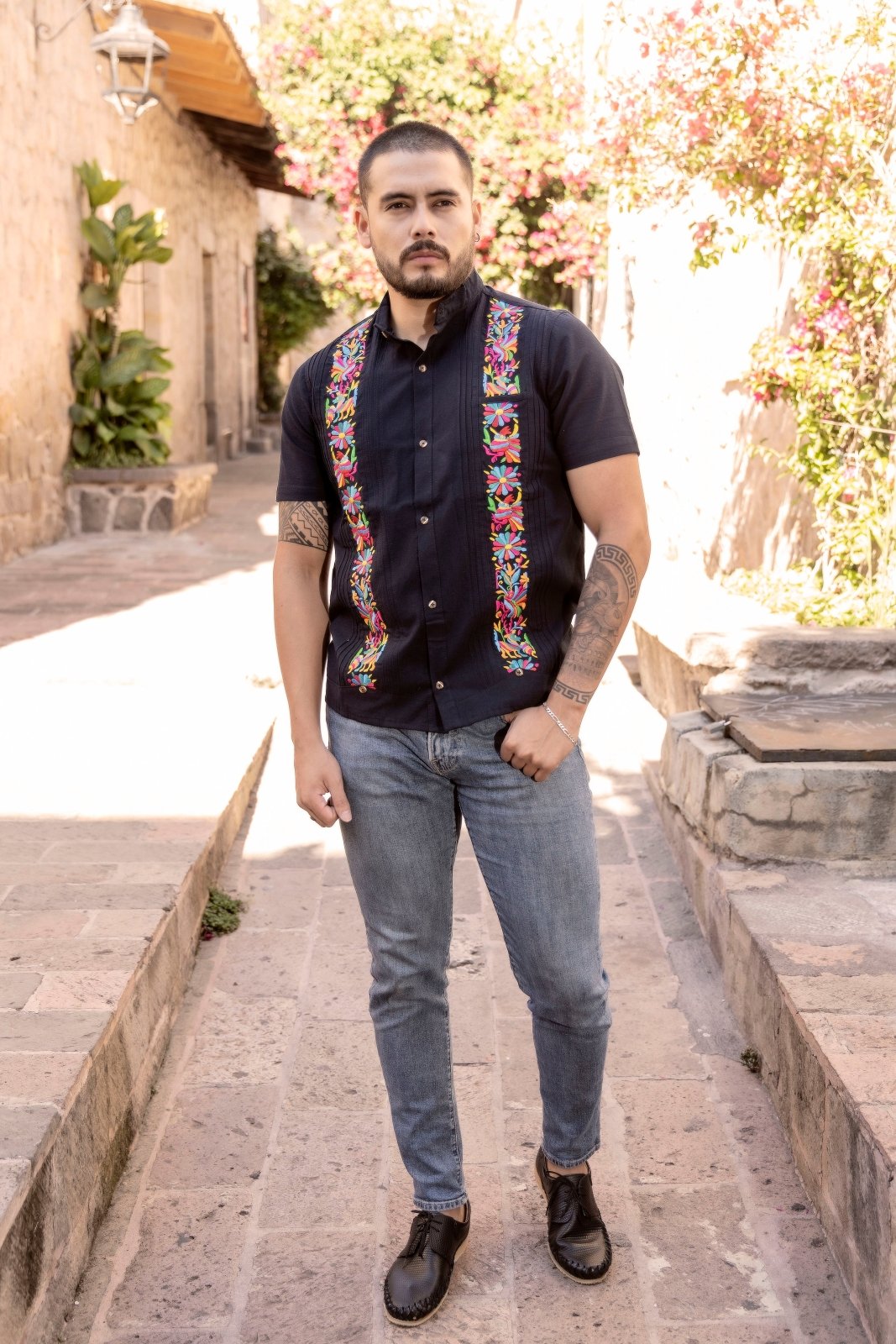Guayabera Otomi Corta - Solei Store