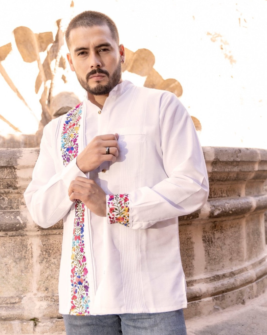 Guayabera San Antonino Sencilla Larga - Solei Store