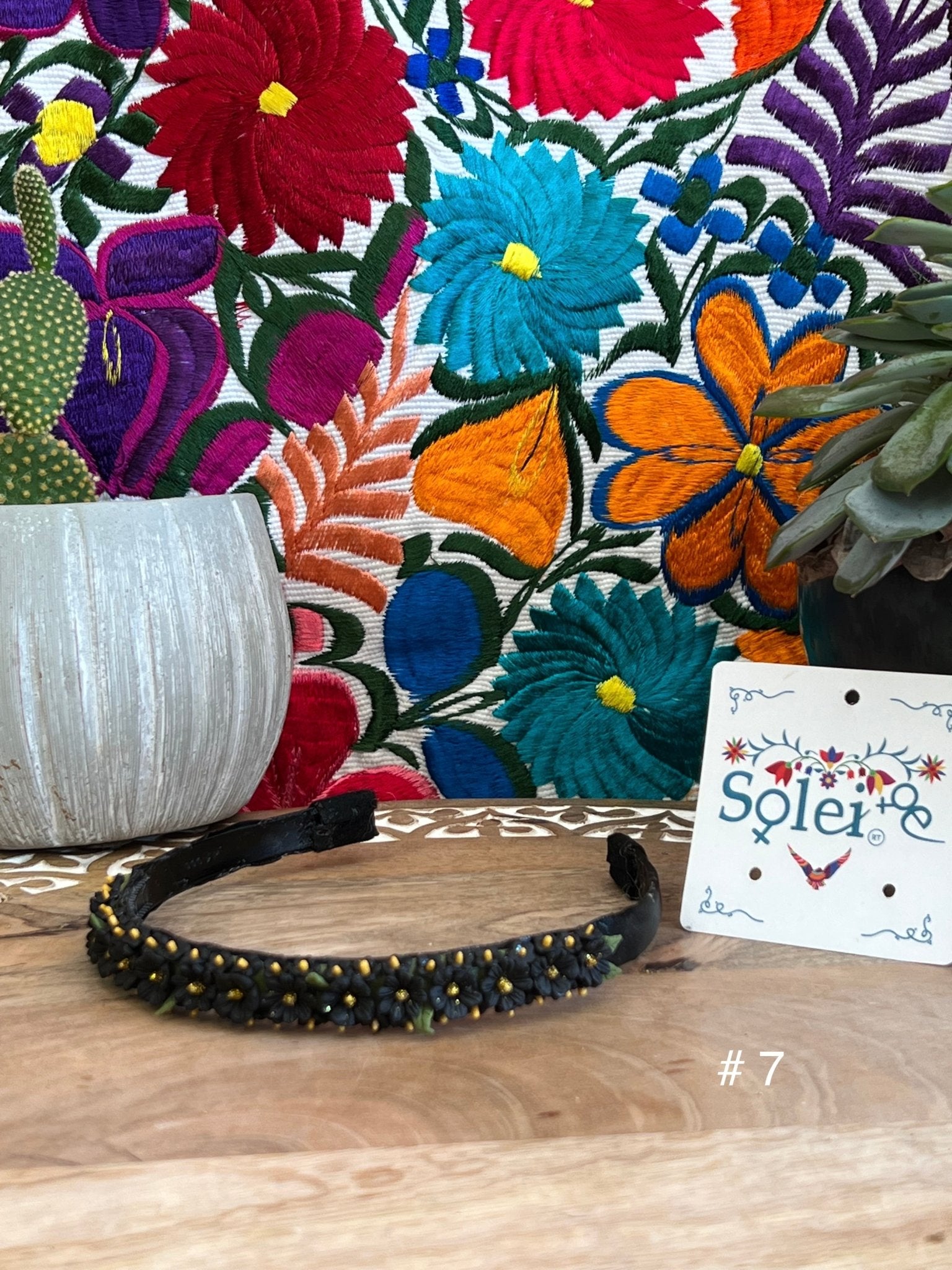 Handmade Mexican Flower Headband - Solei Store