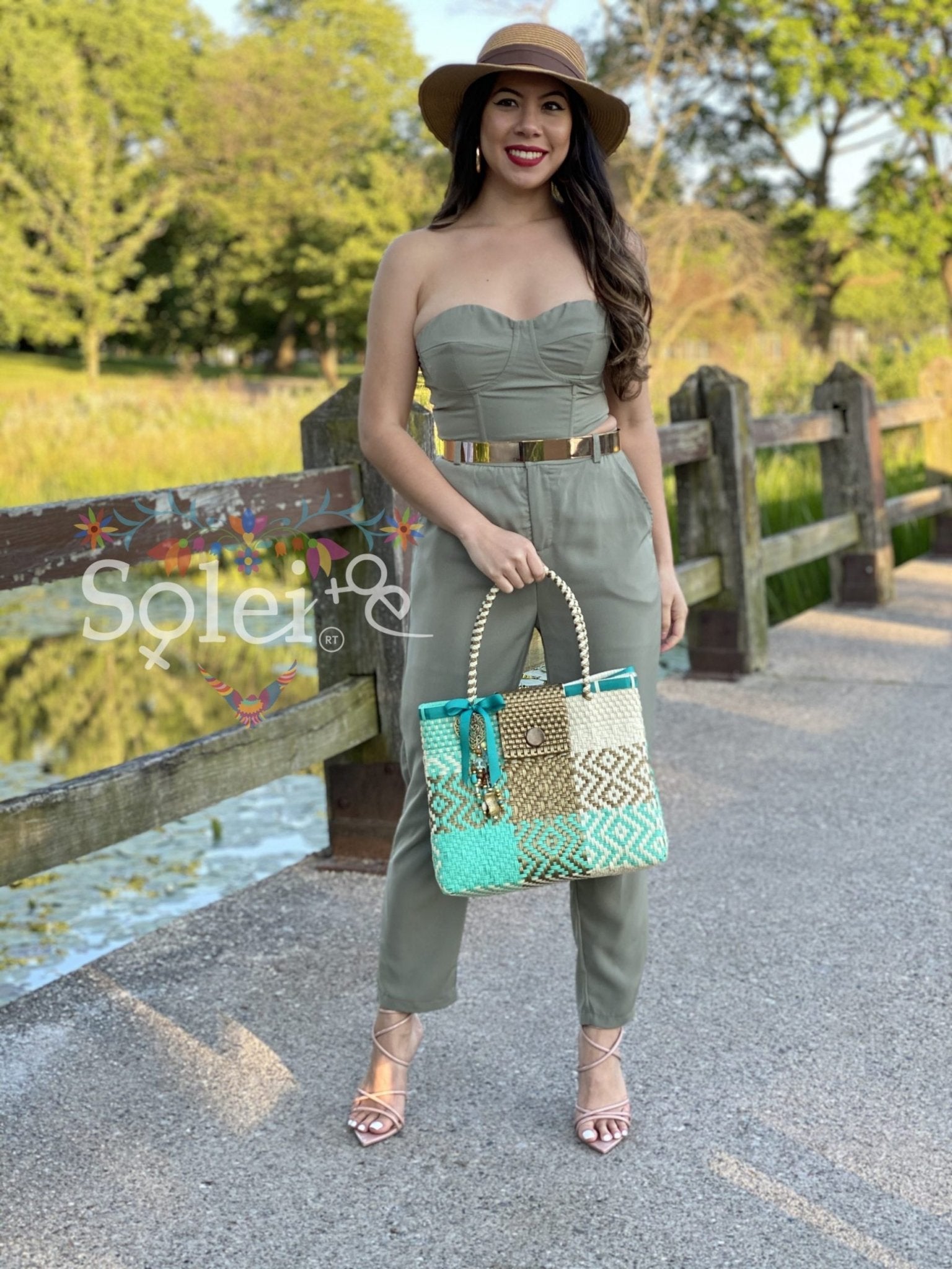 Huichol Bag colorful, high quality, luxury women's handbags - Solei Store