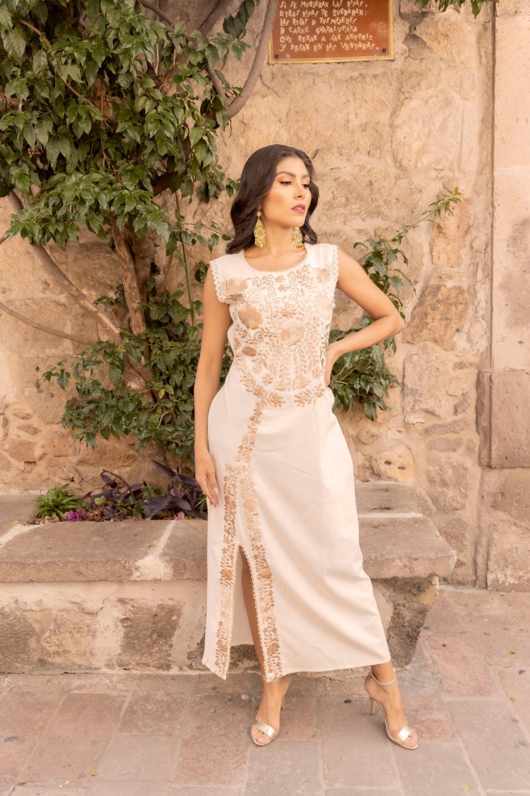 Julia Golden Dress - Solei Store