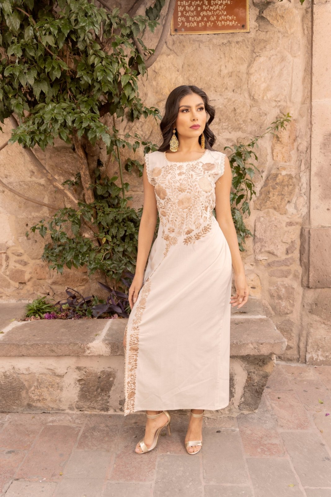 Julia Golden Dress - Solei Store