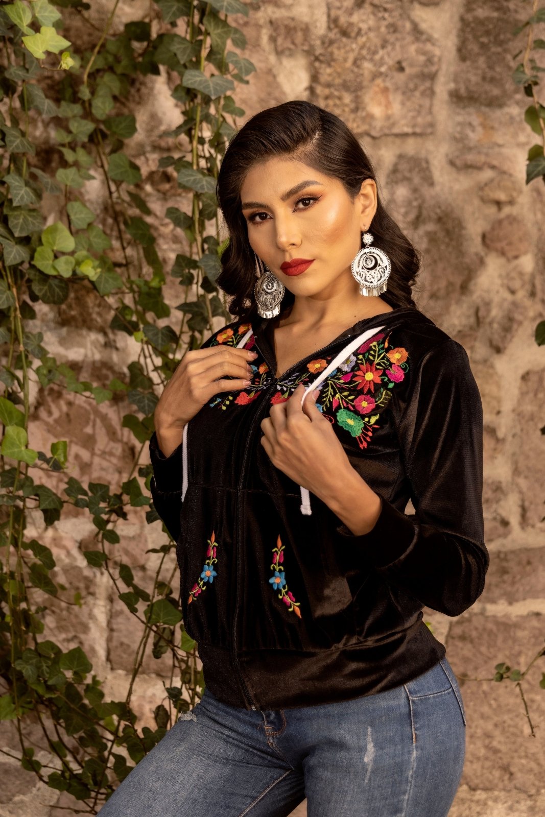 Karina Floral Hoodie - Solei Store
