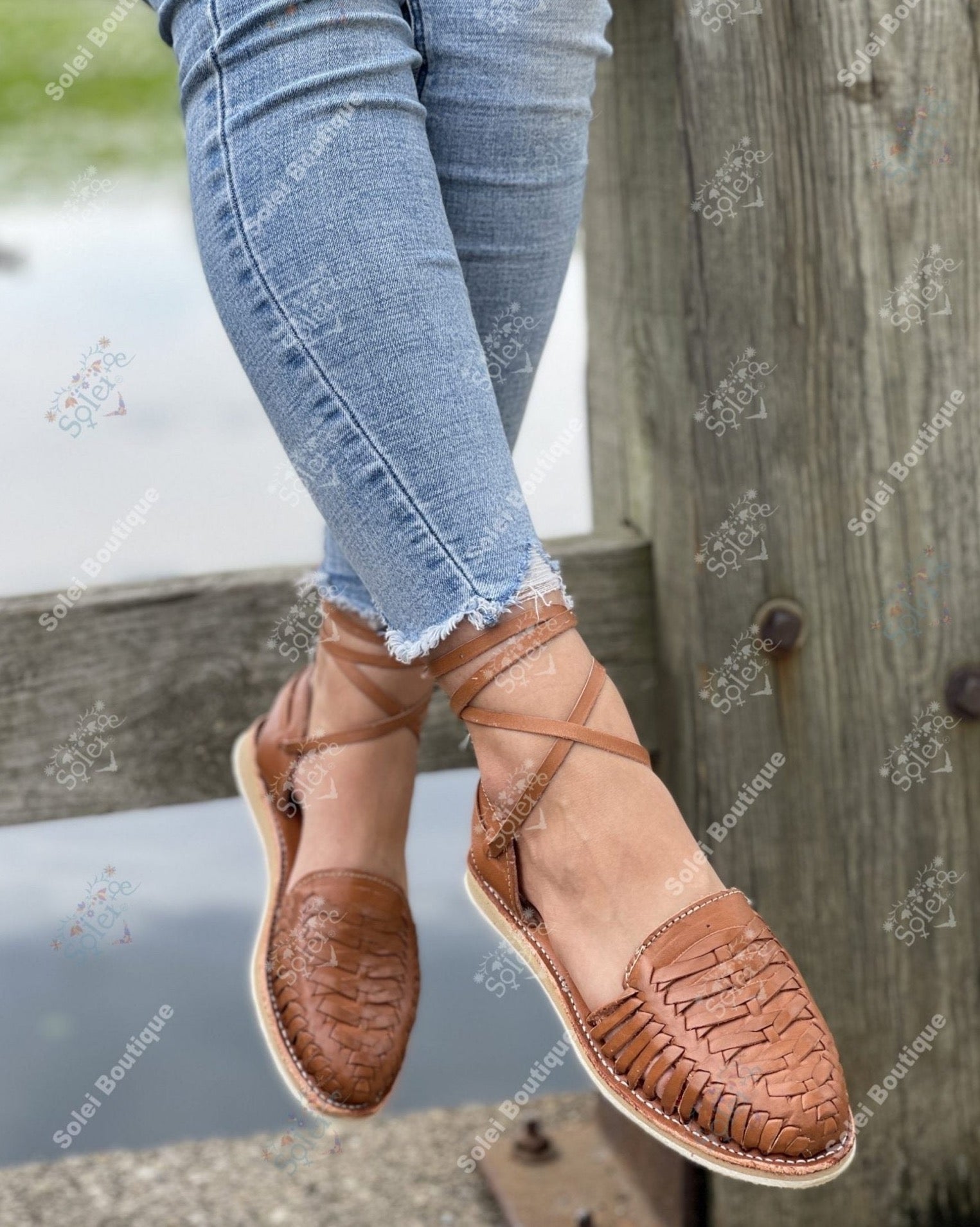 Lace Up Mexican Artisanal Leather Shoes - Solei Store