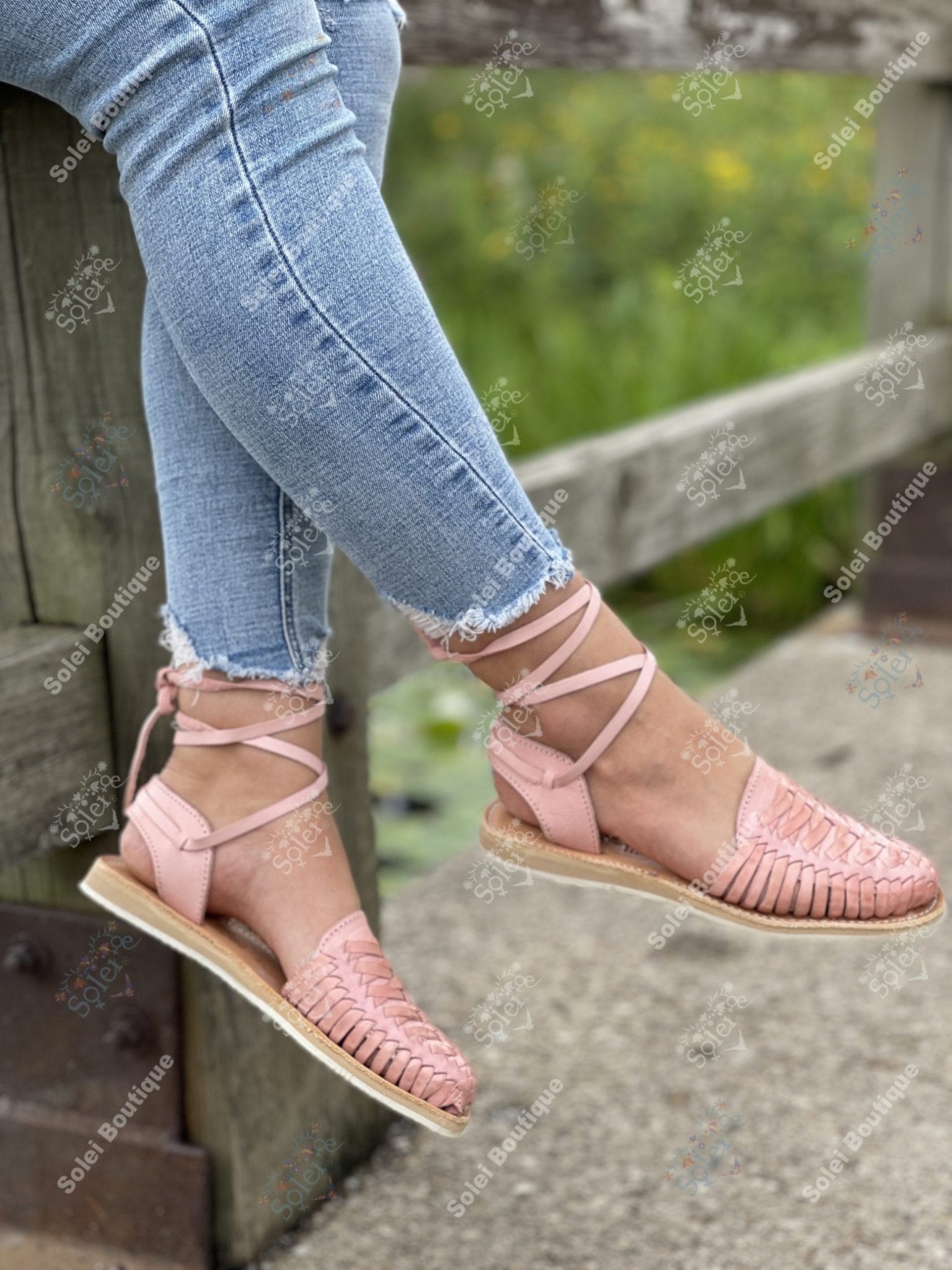 Lace Up Mexican Artisanal Leather Shoes - Solei Store