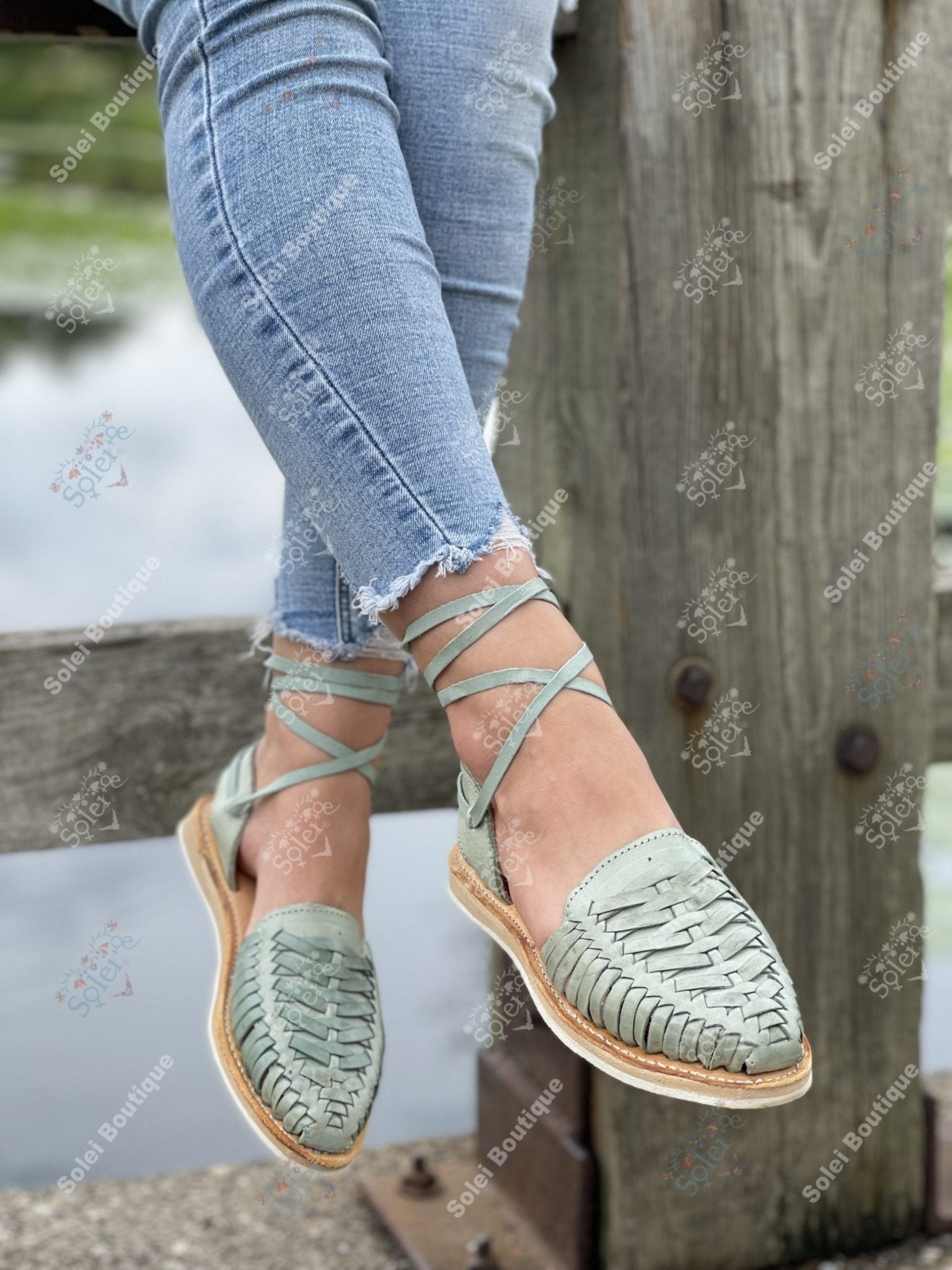 Lace Up Mexican Artisanal Leather Shoes - Solei Store