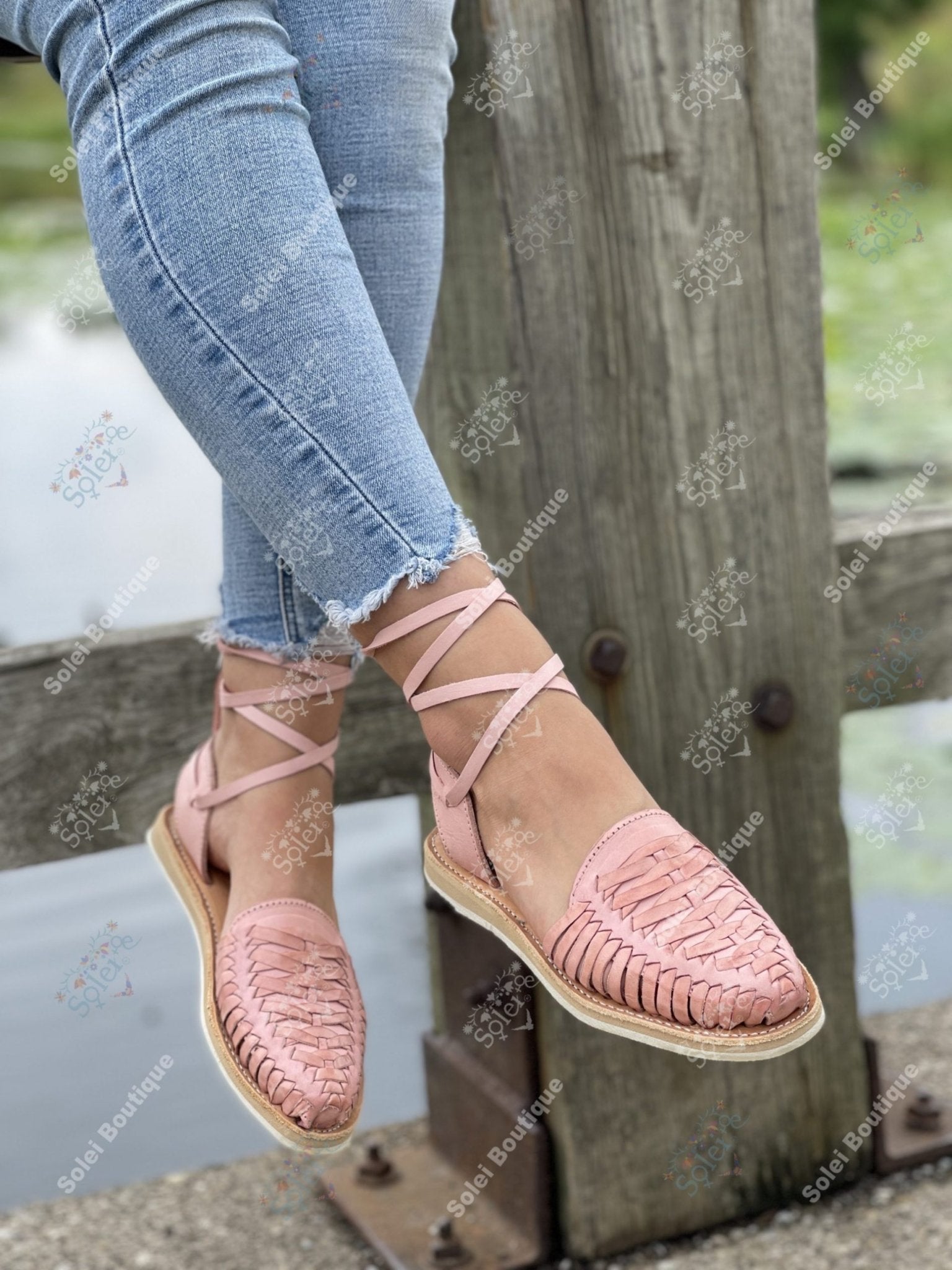 Lace Up Mexican Artisanal Leather Shoes - Solei Store
