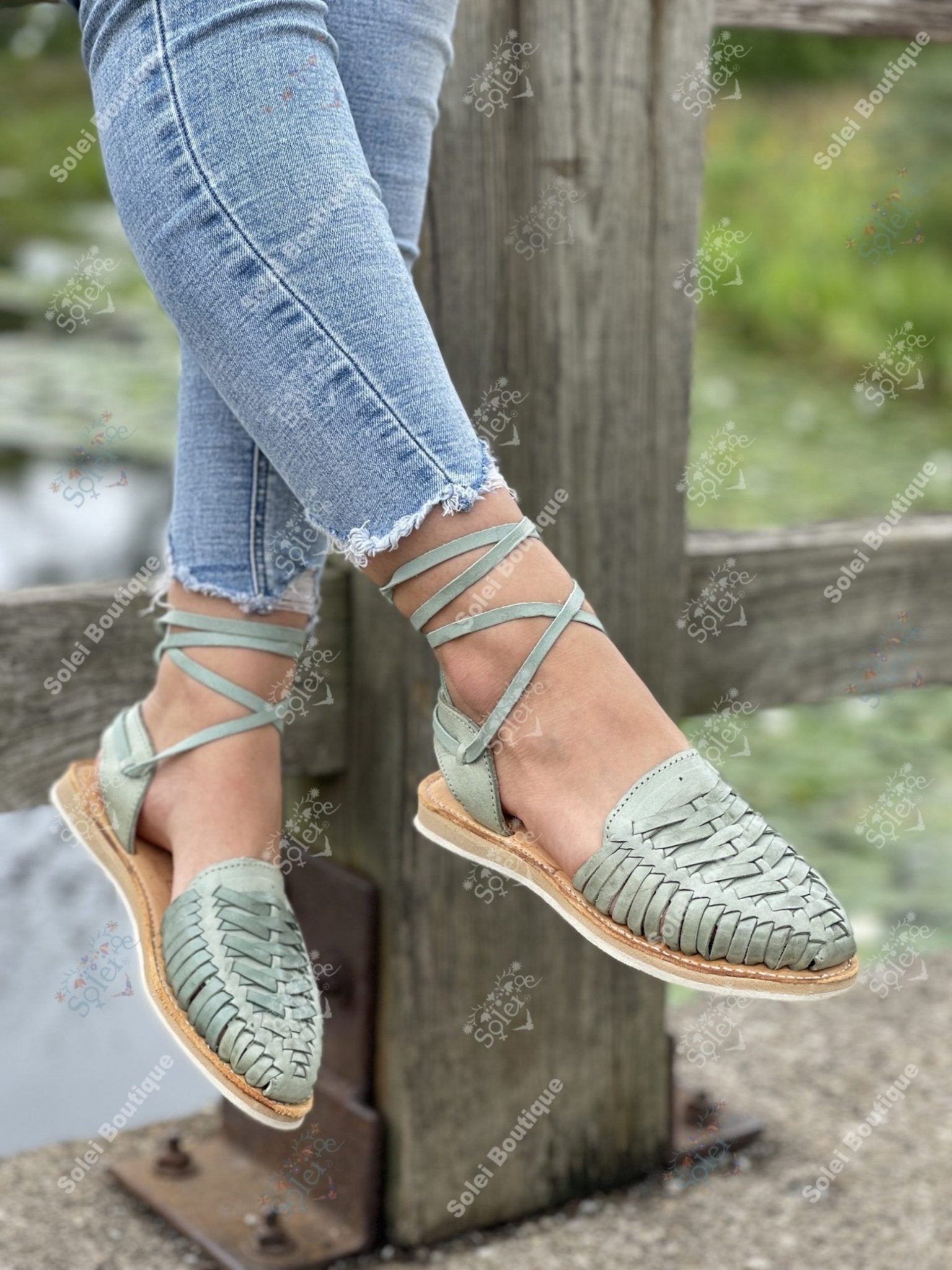 Lace Up Mexican Artisanal Leather Shoes - Solei Store