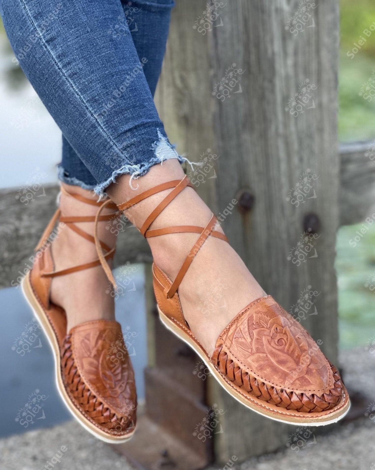 Lace Up Mexican Artisanal Leather Shoes - Solei Store