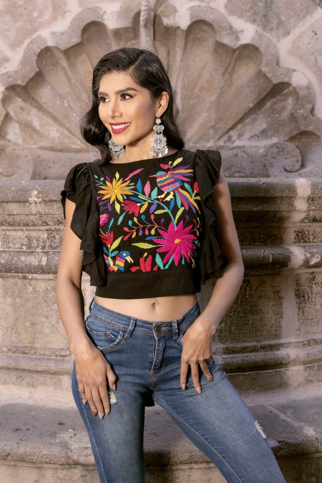 Layla Otomi Crop Top - Solei Store