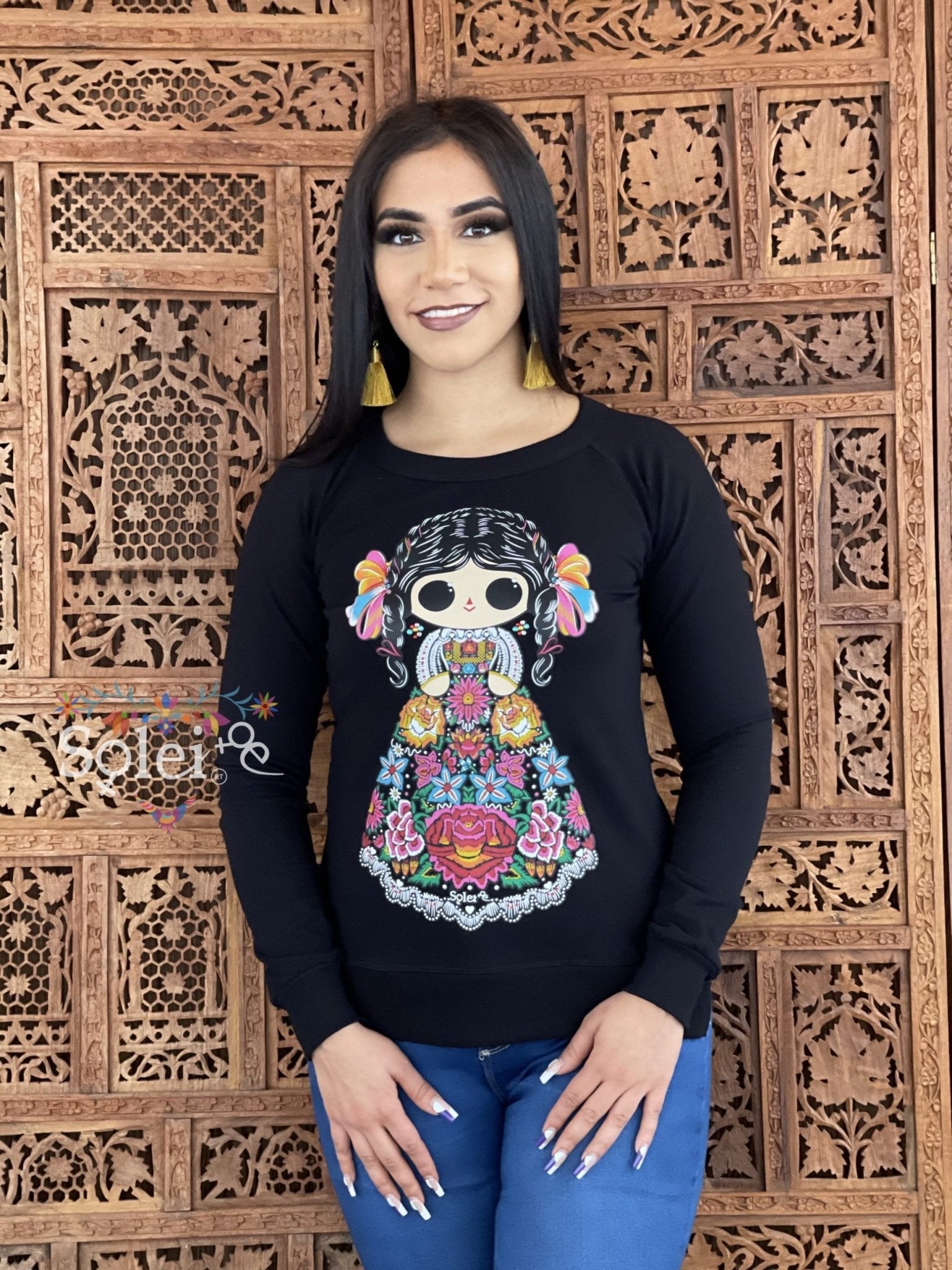 Lele Estampada Lele Doll Sweatshirt - Solei Store