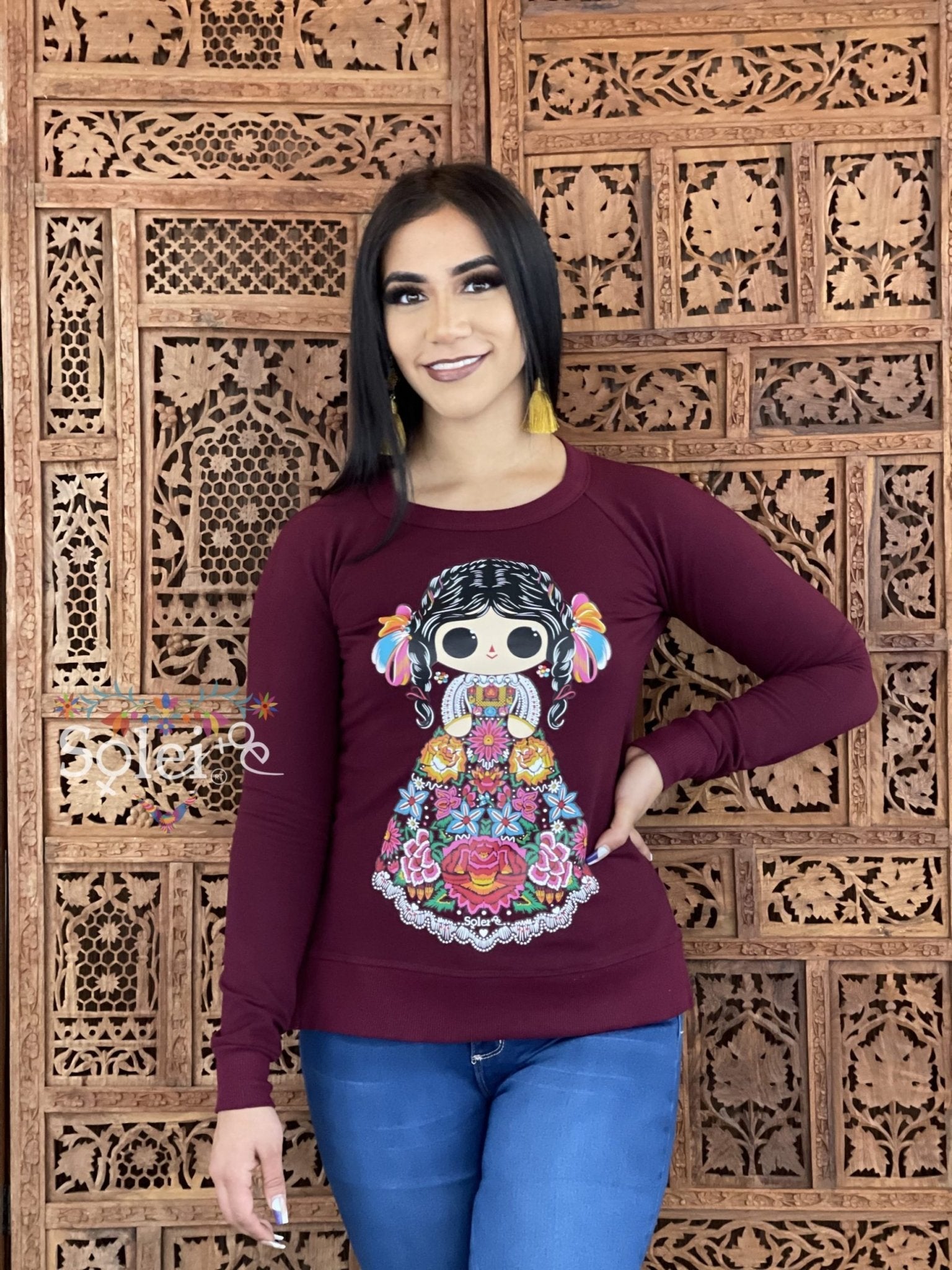 Lele Estampada Lele Doll Sweatshirt - Solei Store
