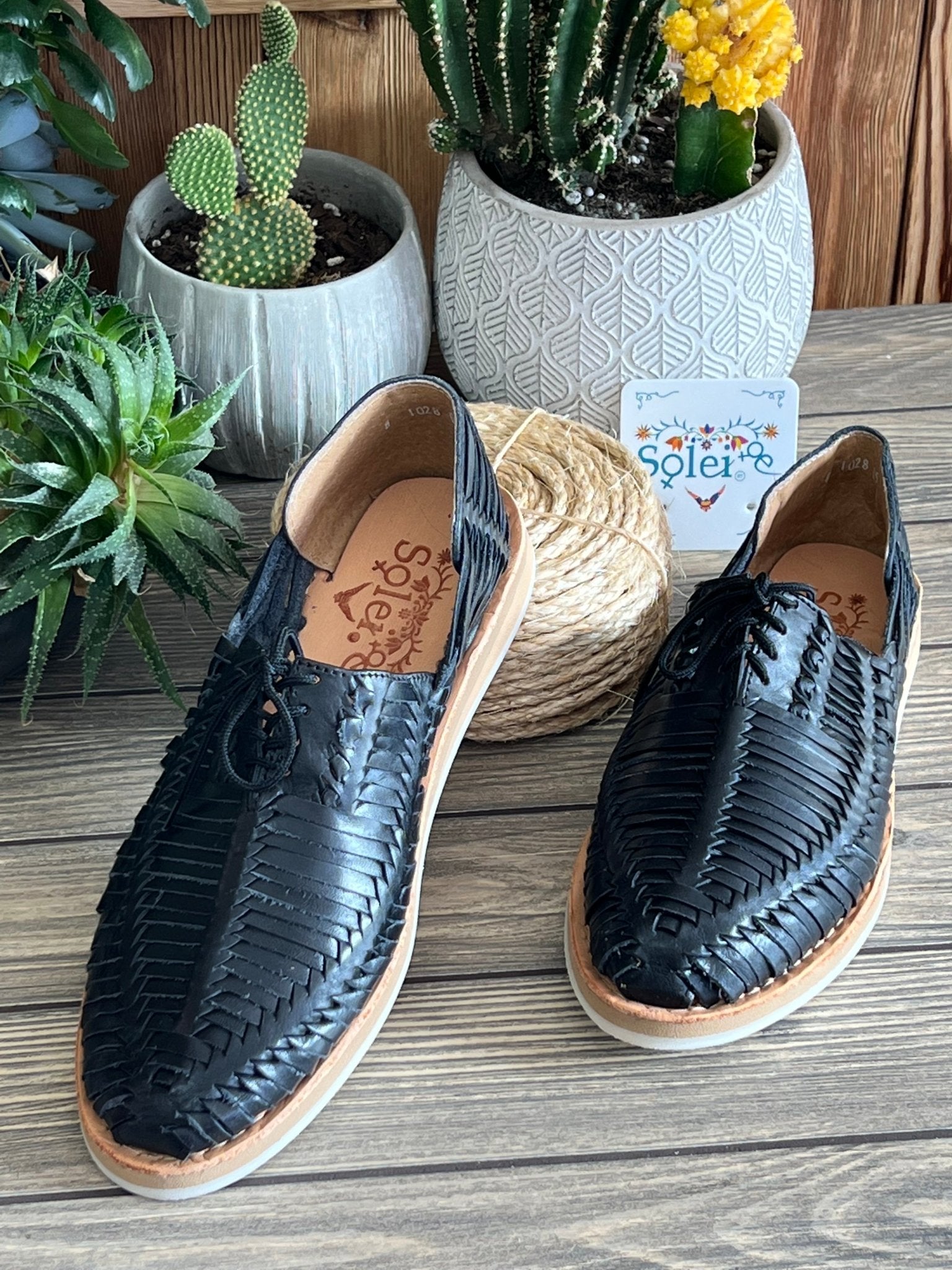 Men’s Artisanal Mexican Leather Sandal. Mexican Huarache. Huarache Rodrigo - Solei Store