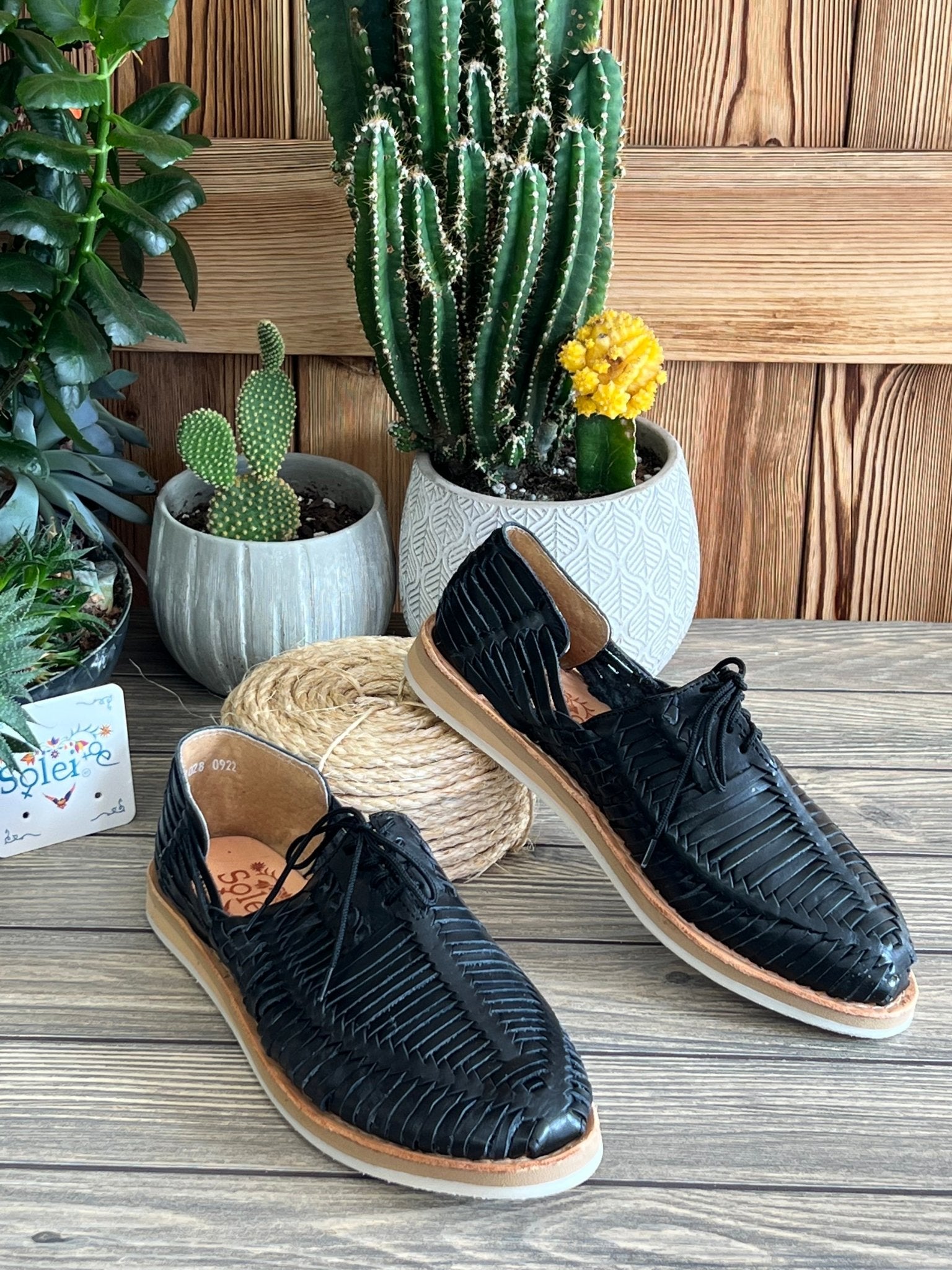 Men’s Artisanal Mexican Leather Sandal. Mexican Huarache. Huarache Rodrigo - Solei Store