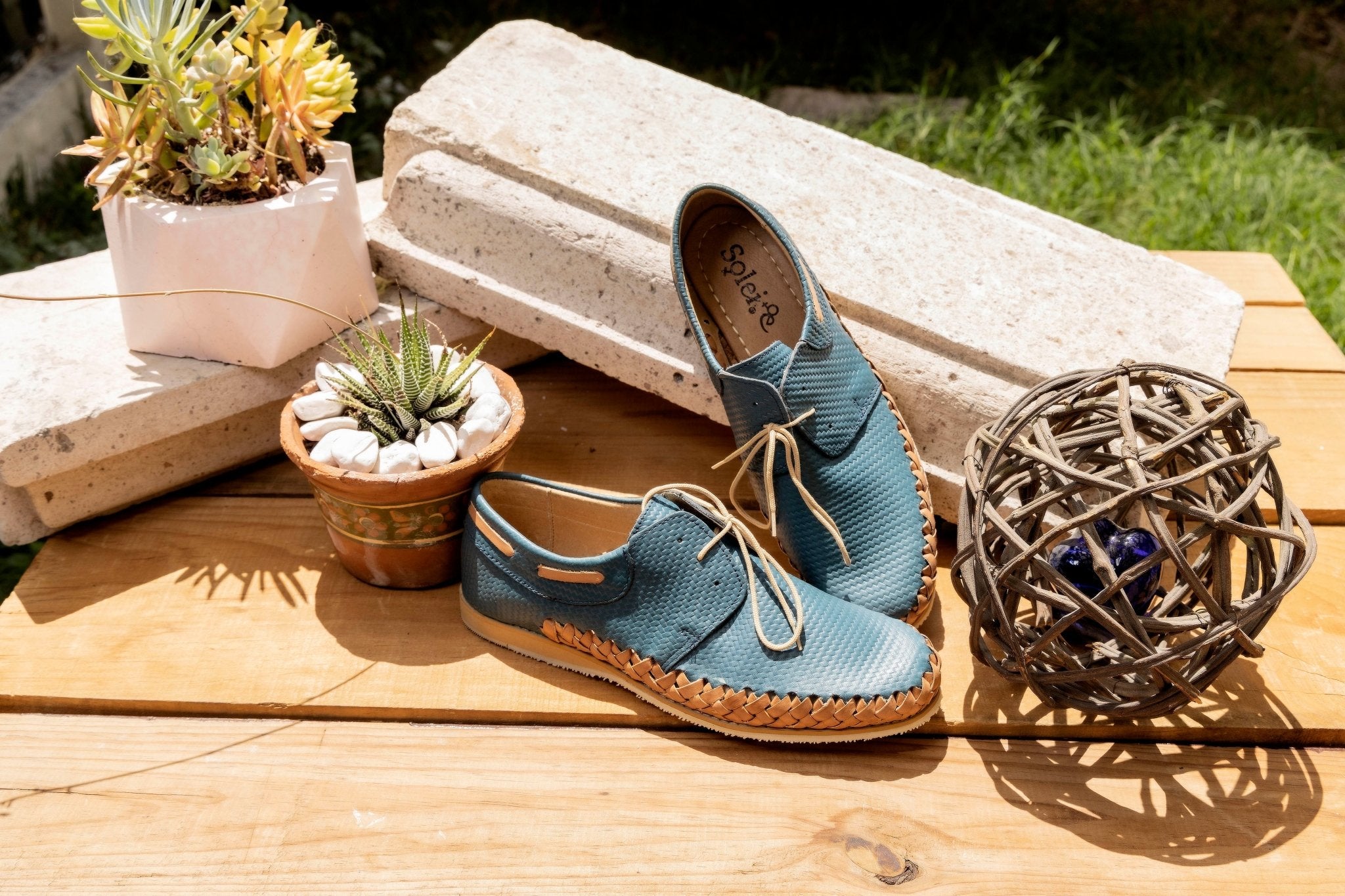 Men’s Mexican Leather Shoes with Laces. Zapato Fernando. - Solei Store