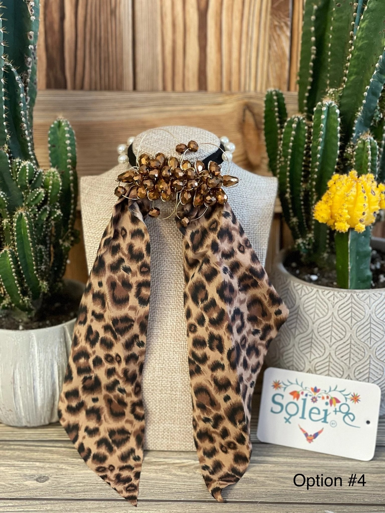 Mexican Artisanal Ponytail Scarf Hair Bow. Mascada Artesanal - Solei Store