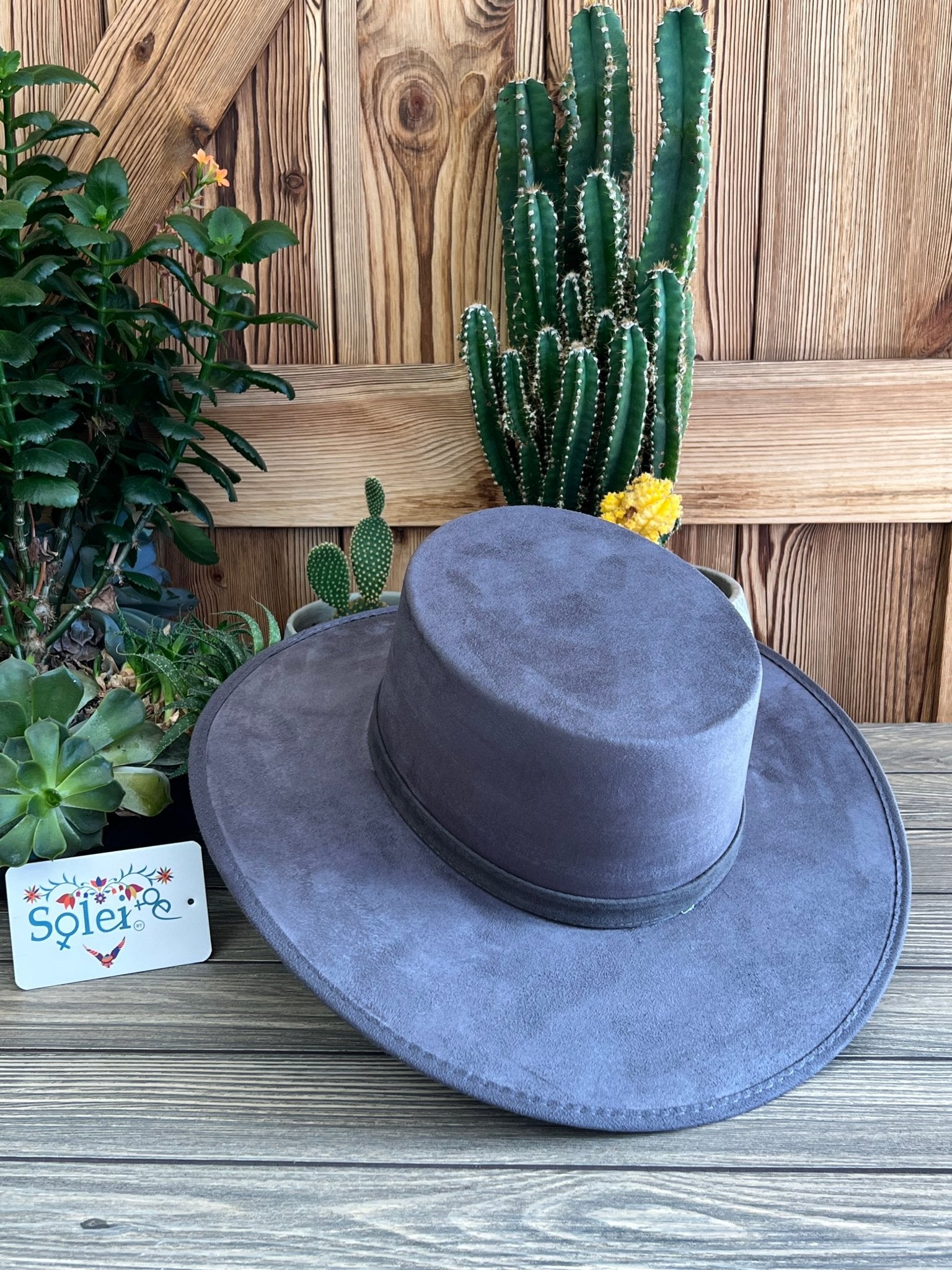 Mexican Artisanal Suede Hat. Sombrero Cordobes - Solei Store