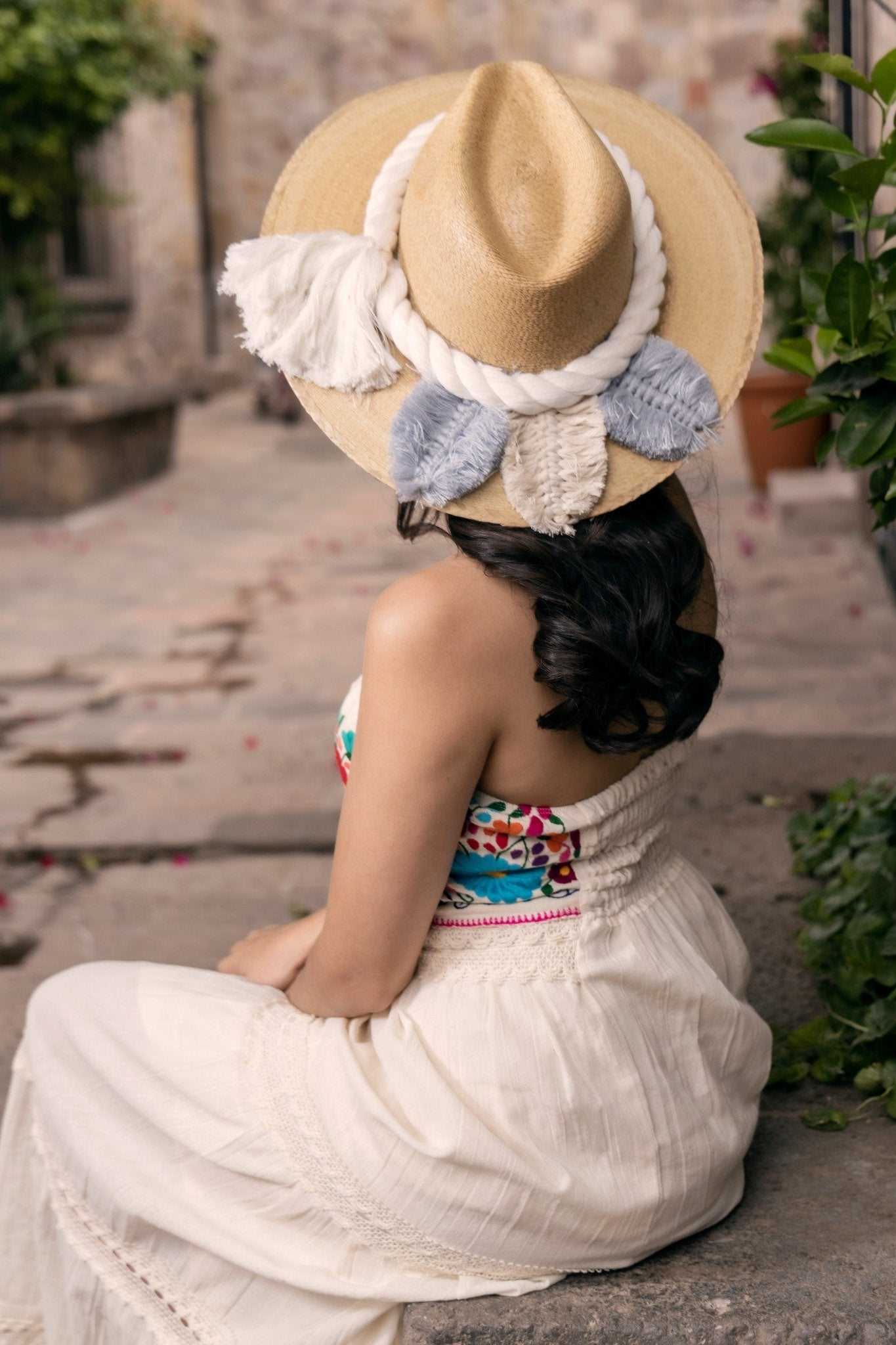 Mexican Elegant Palm Hat. Sombrero Amaia. - Solei Store