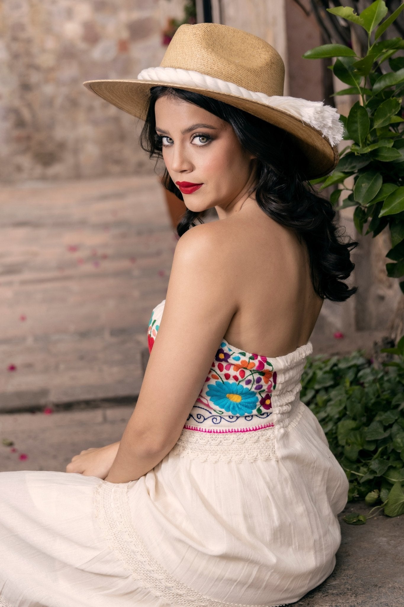 Mexican Elegant Palm Hat. Sombrero Amaia. - Solei Store