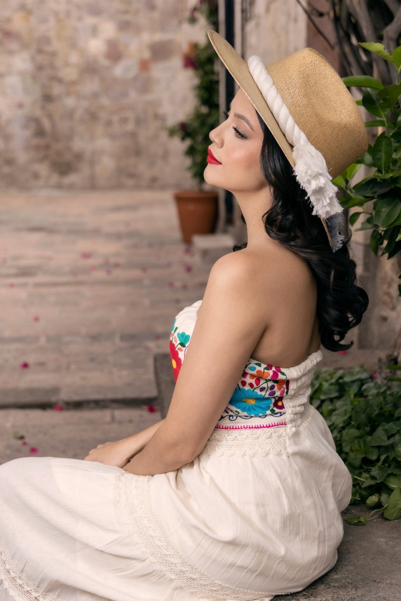 Mexican Elegant Palm Hat. Sombrero Amaia. - Solei Store