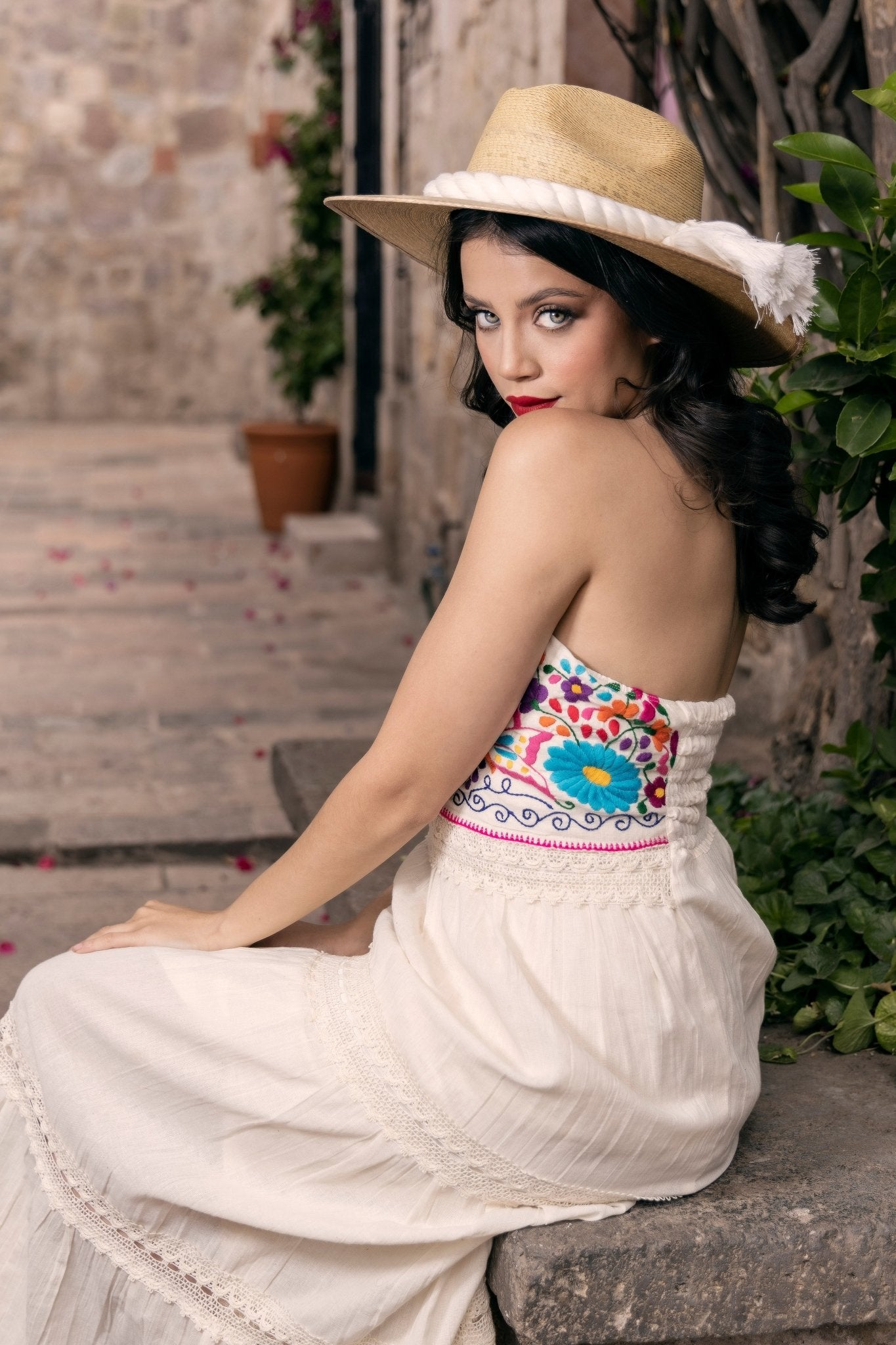 Mexican Elegant Palm Hat. Sombrero Amaia. - Solei Store
