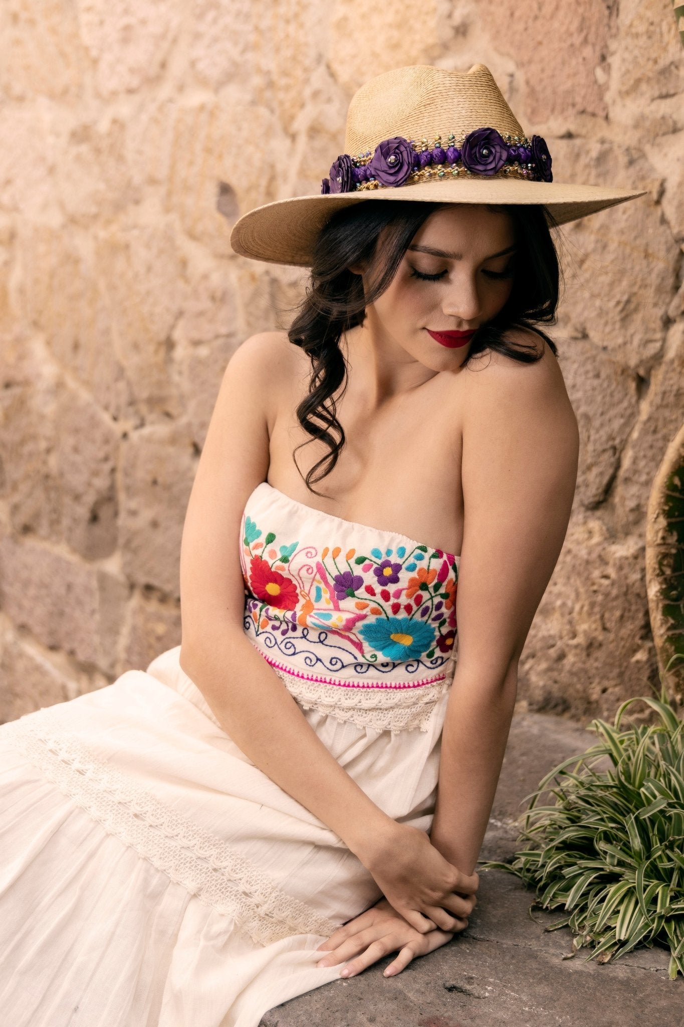 Mexican Elegant Palm Hat. Sombrero Judith - Solei Store
