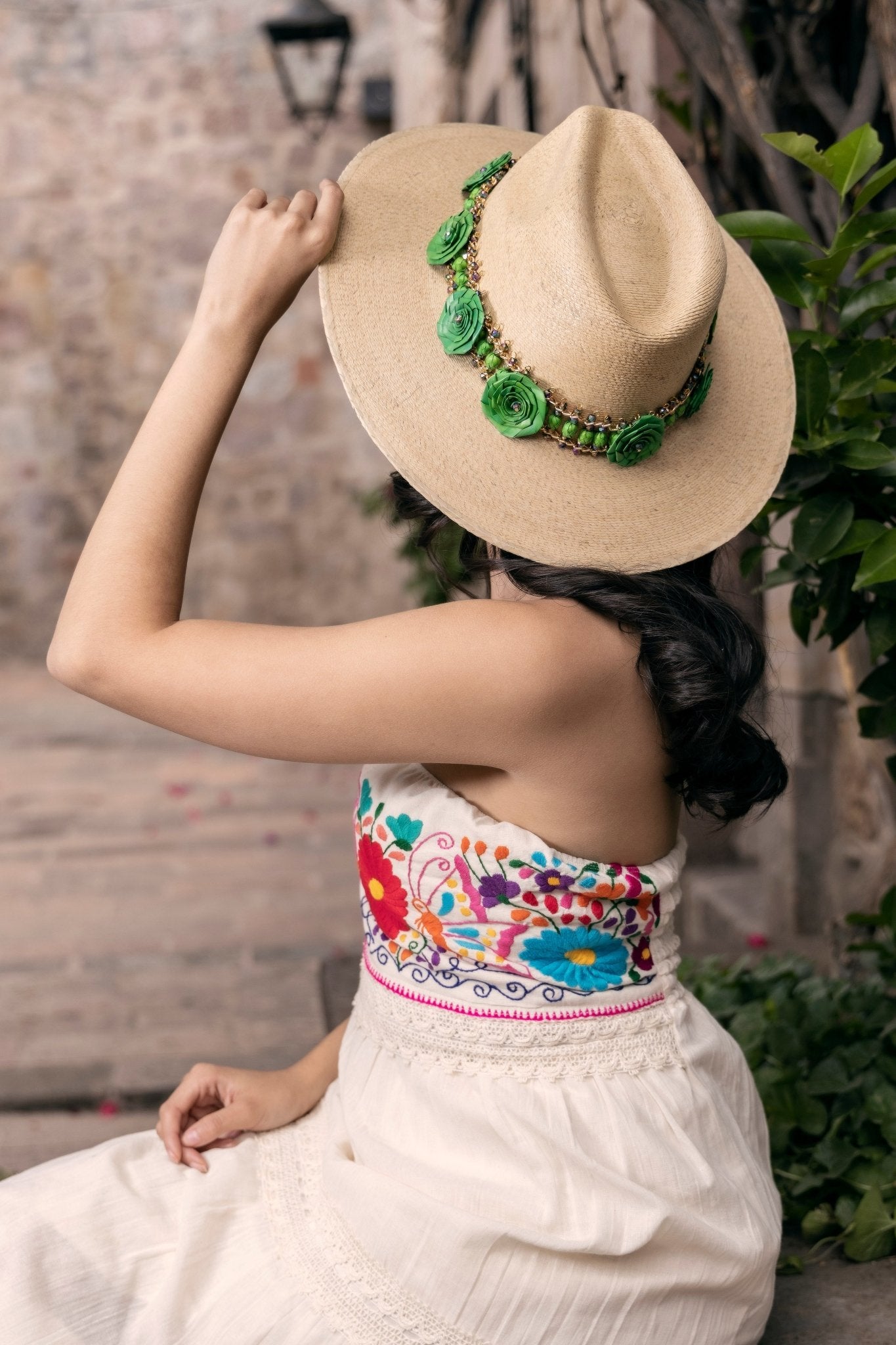 Mexican Elegant Palm Hat. Sombrero Judith - Solei Store