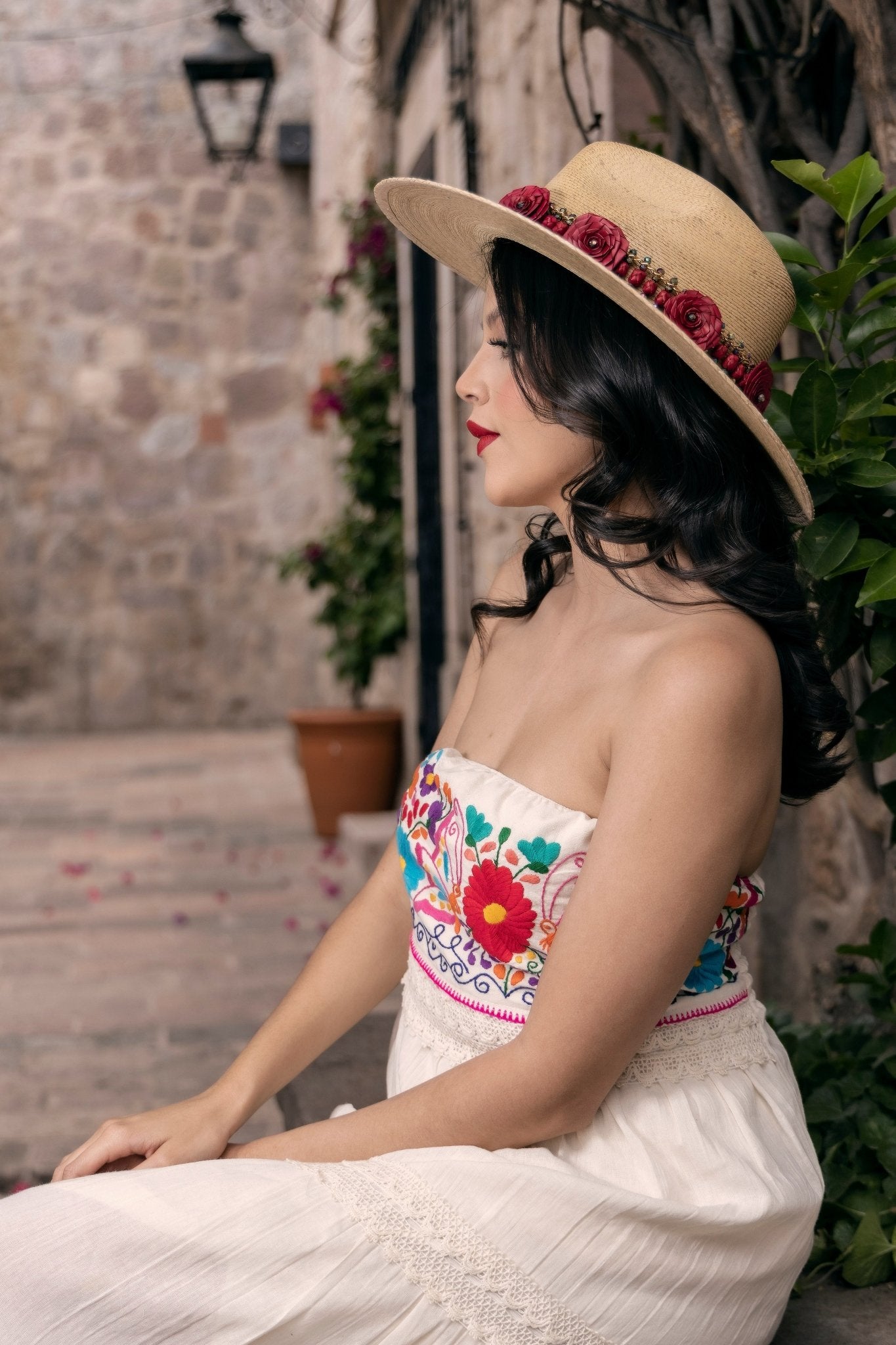 Mexican Elegant Palm Hat. Sombrero Judith - Solei Store