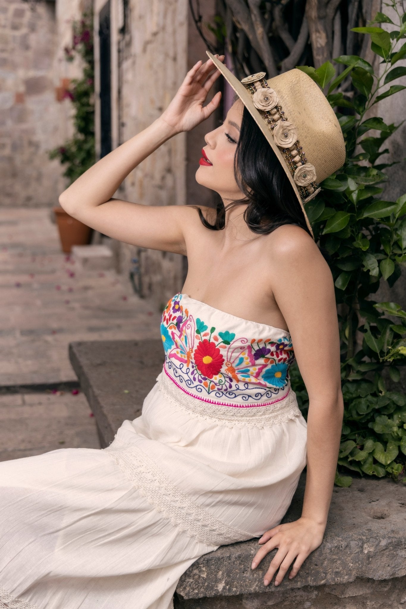 Mexican Elegant Palm Hat. Sombrero Judith - Solei Store